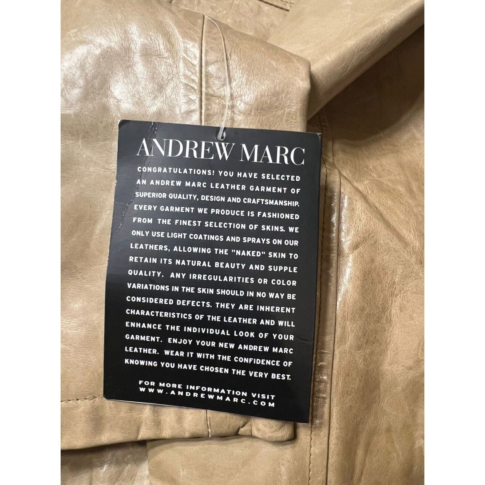Andrew Marc ANDREW MARC LEATHER JACKET SZ L Size US L / EU 52-54 / 3 - 5 Thumbnail
