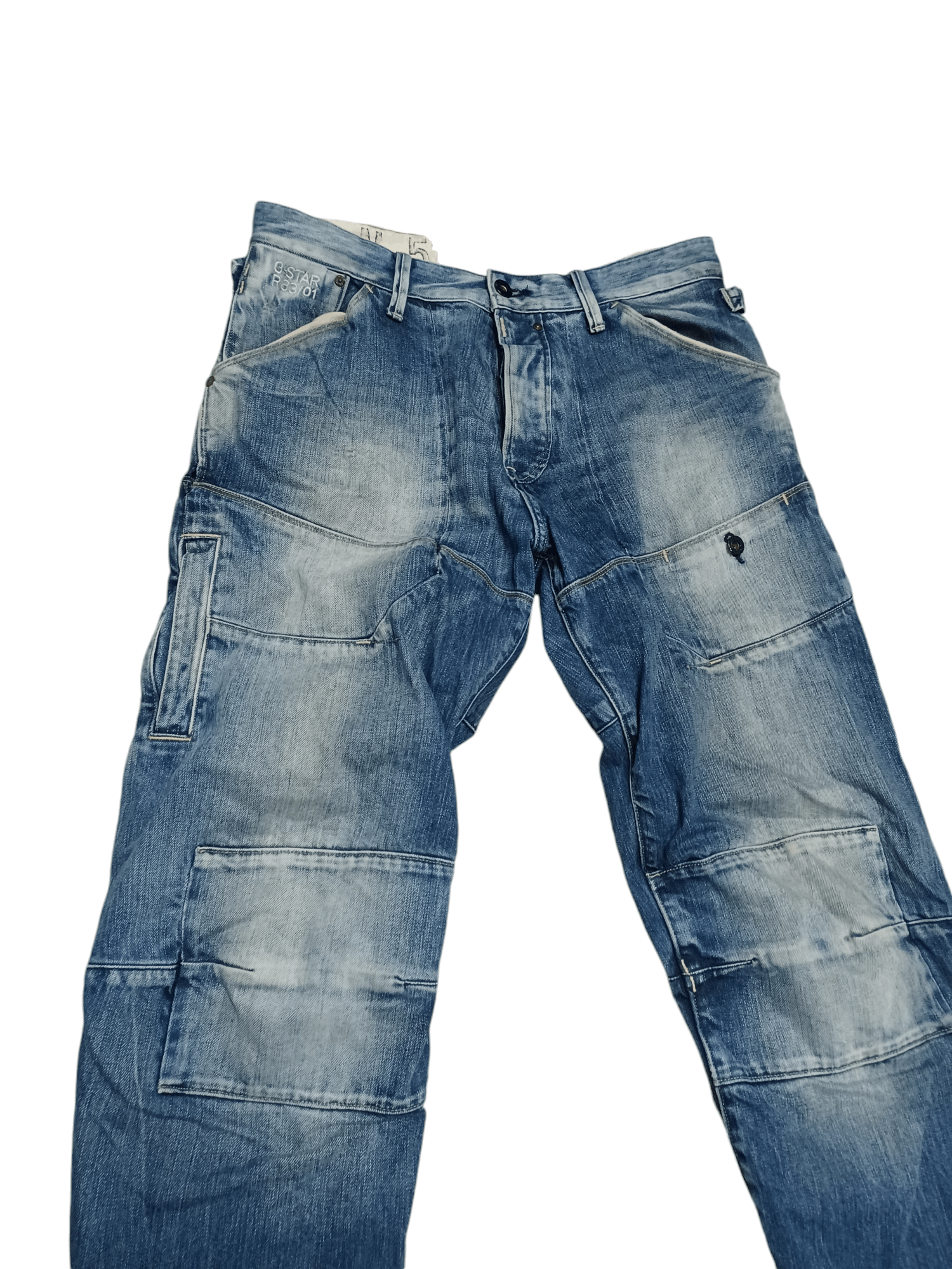 G-Star G STAR RAW FIRE MULTIPOCKET CARGO JEANS DENIM W 34 L 34 Size US 34 / EU 50 - 2 Thumbnail