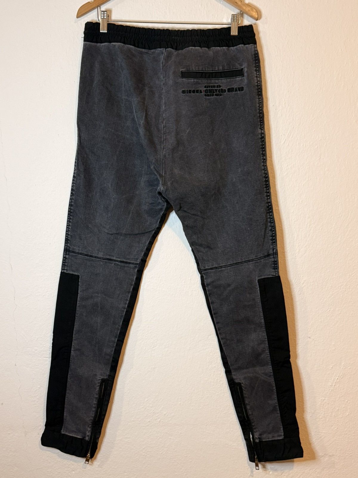 Diesel Vintage Rare Archive Diesel Denim + Sweatpants Hybrid Size US 30 / EU 46 - 2 Thumbnail