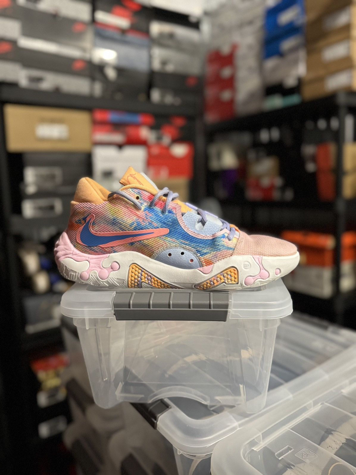 Nike Nike PG 6 Painted Swooshes Size 10 Size US 10 / EU 43 - 1 Thumbnail