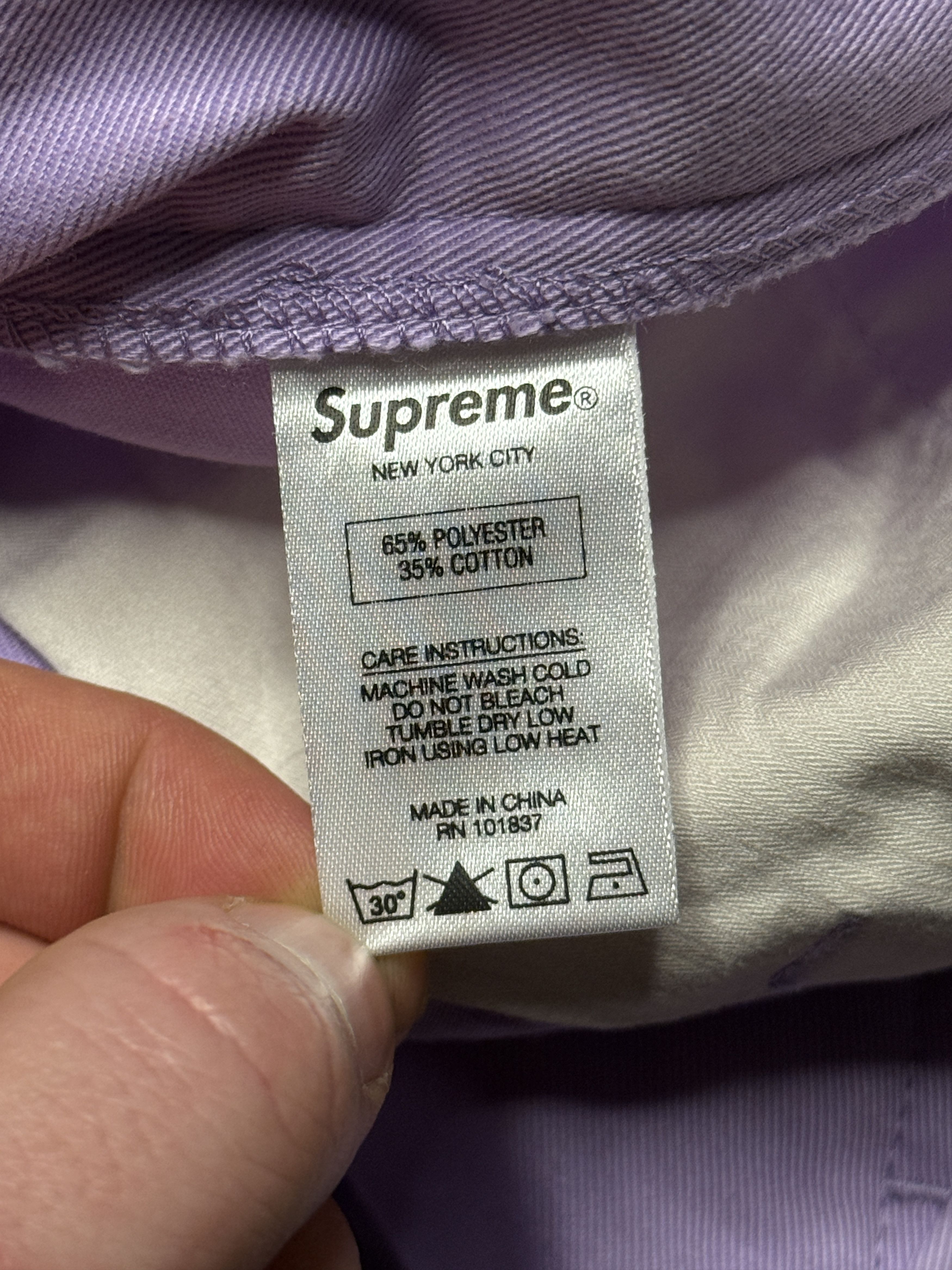 Supreme Supreme Work Pant 65/35 Cotton-Poly – 30” Waist Size US 30 / EU 46 - 5 Thumbnail