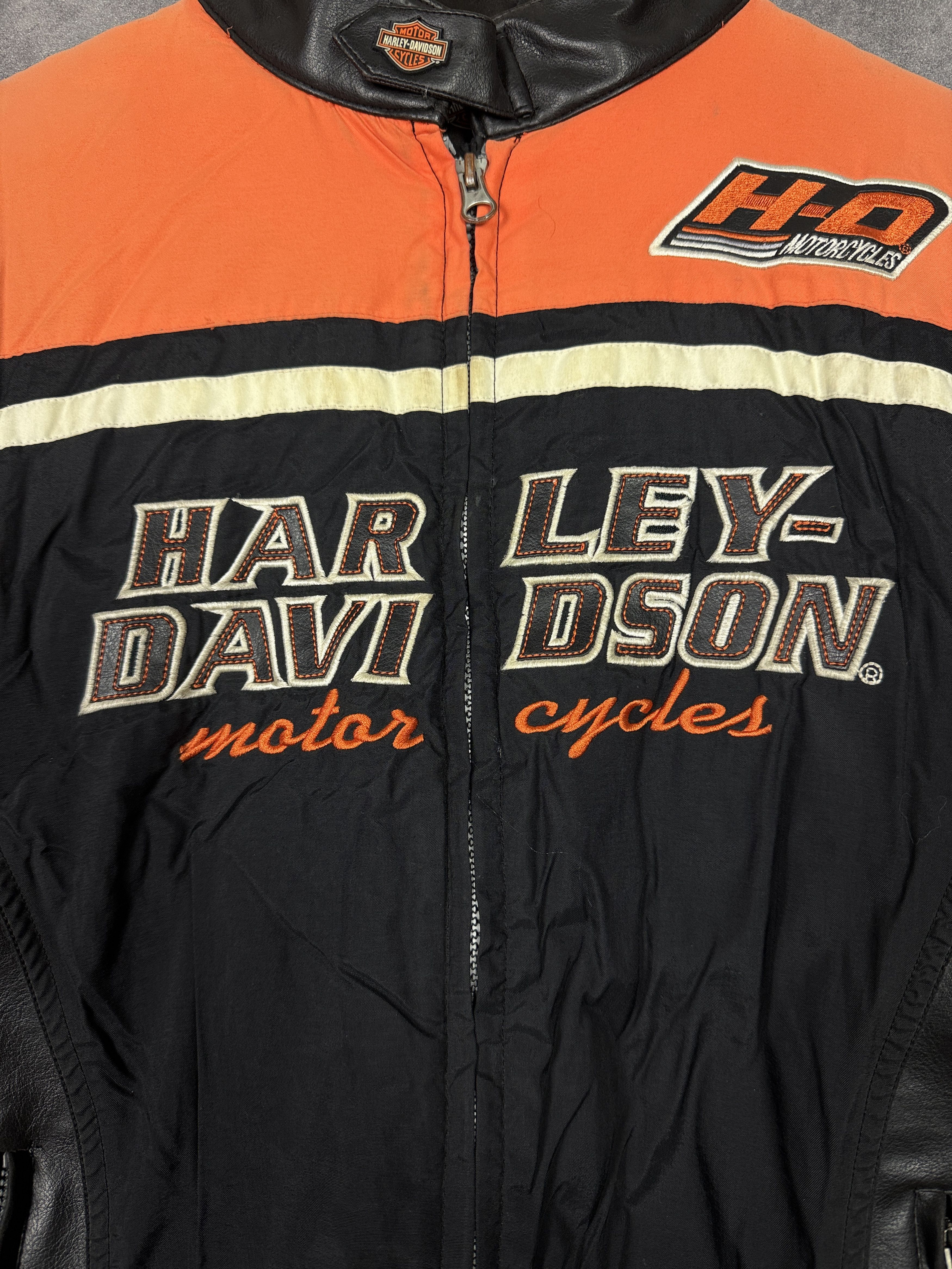 Harley Davidson Harley Davidson Motorcycles leather insulated big logo Size L / US 10 / IT 46 - 2 Thumbnail