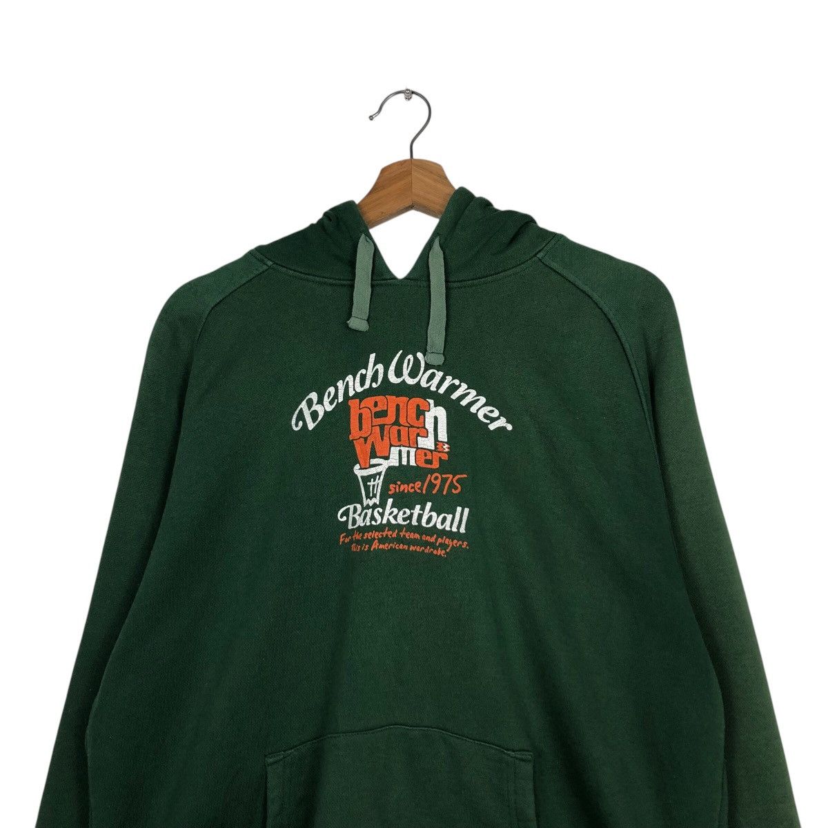 Japanese Brand × Vintage 📌Vintage Hoodie Pull Over Bench Warmer Basketball Big Logo Size US M / EU 48-50 / 2 - 14 Thumbnail