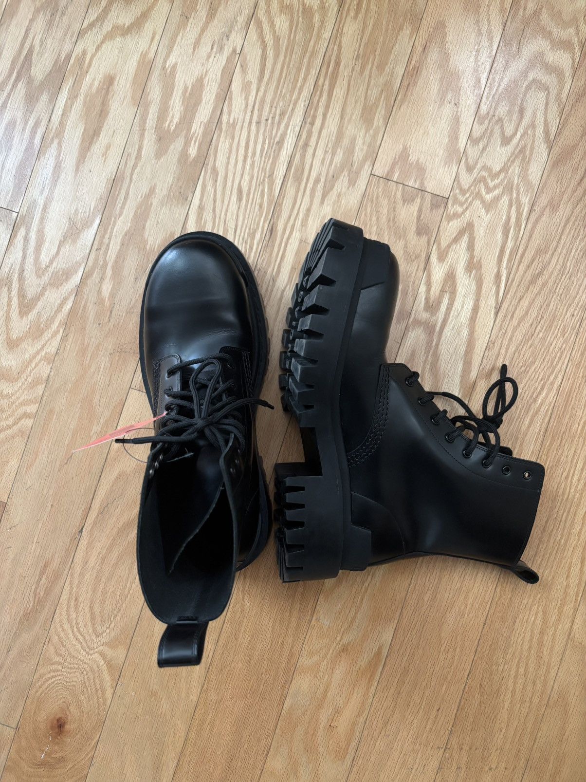 Balenciaga Balenciaga Strike Boots leather lace up | Grailed