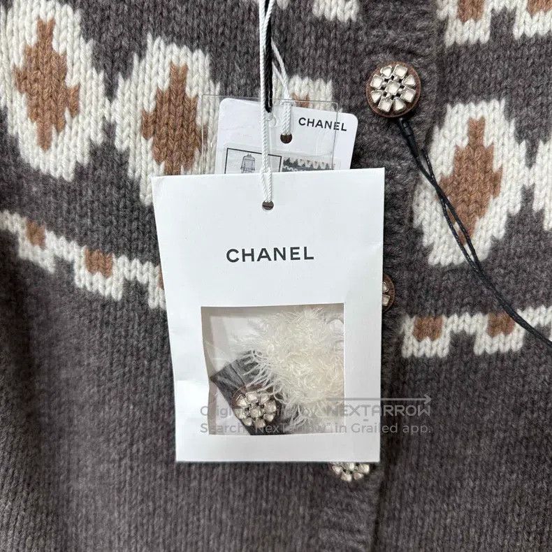 Chanel Chanel Snow series cashmere mulberry silk dress Size XXS / US 00 / IT 34 - 7 Thumbnail