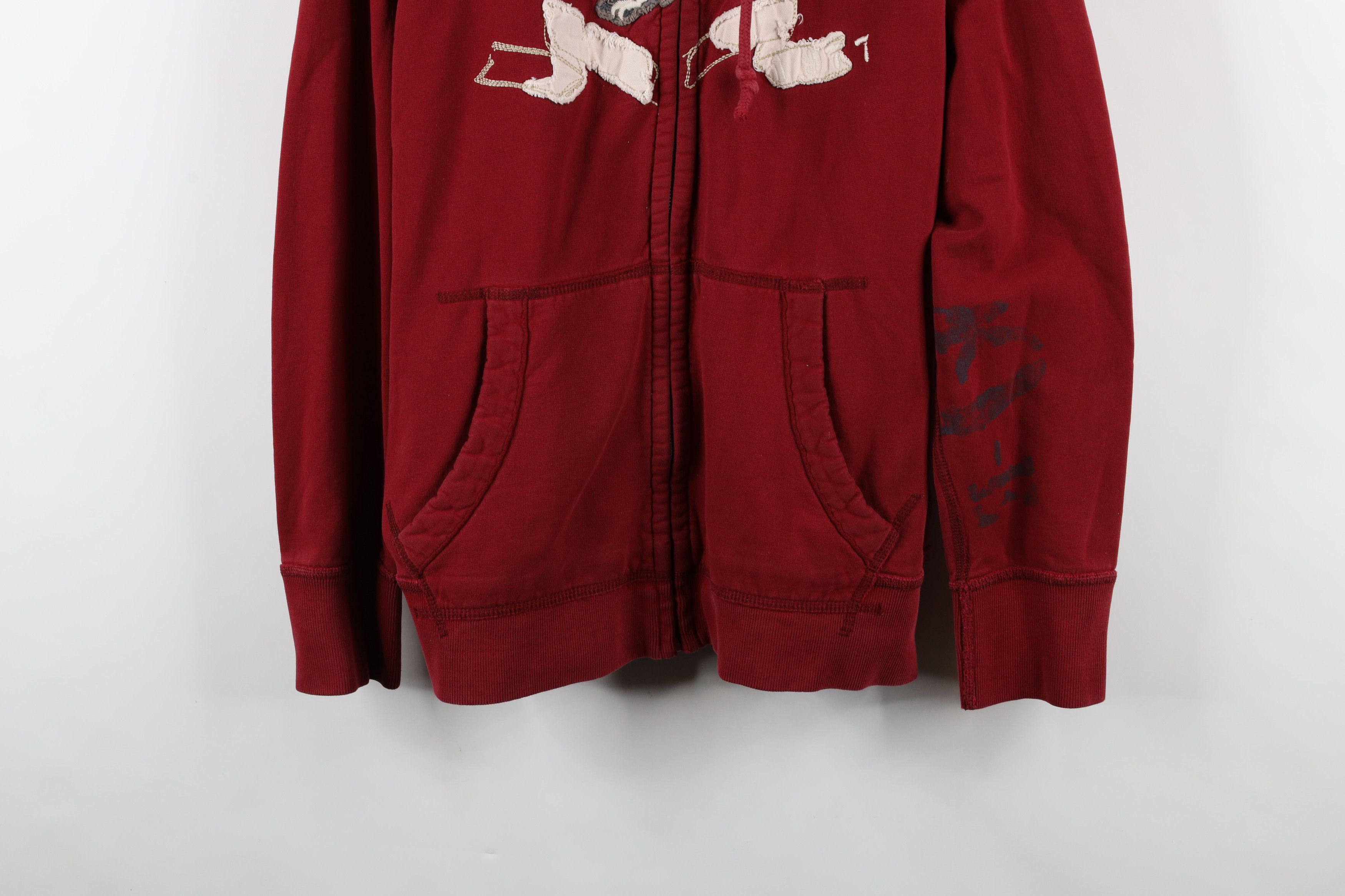 American Eagle Outfitters × Vintage Vintage Y2K American Eagle Outfitters Heavyweight Zip Hoodie Size US XL / EU 56 / 4 - 3 Thumbnail