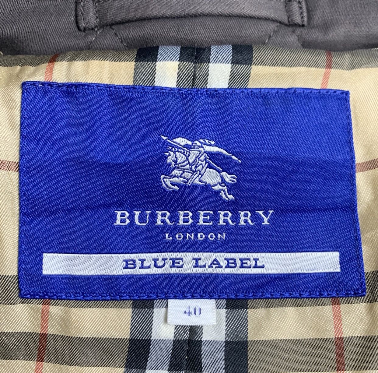 Burberry Vintage Burberry London Nova Check Quilted Coat Size 40 Size M / US 6-8 / IT 42-44 - 9 Thumbnail