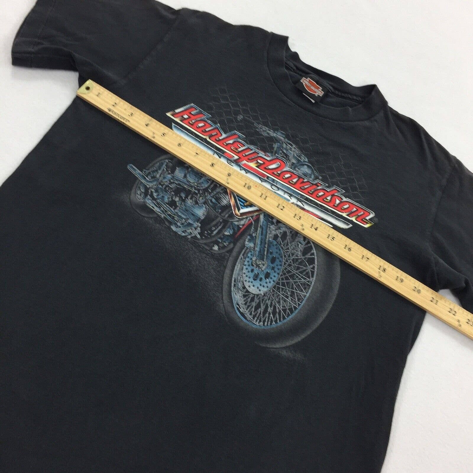 Harley Davidson × Vintage Vintage 1990s Harley Davidson Cafe Single Stitch T-Shirt Size US L / EU 52-54 / 3 - 8 Thumbnail