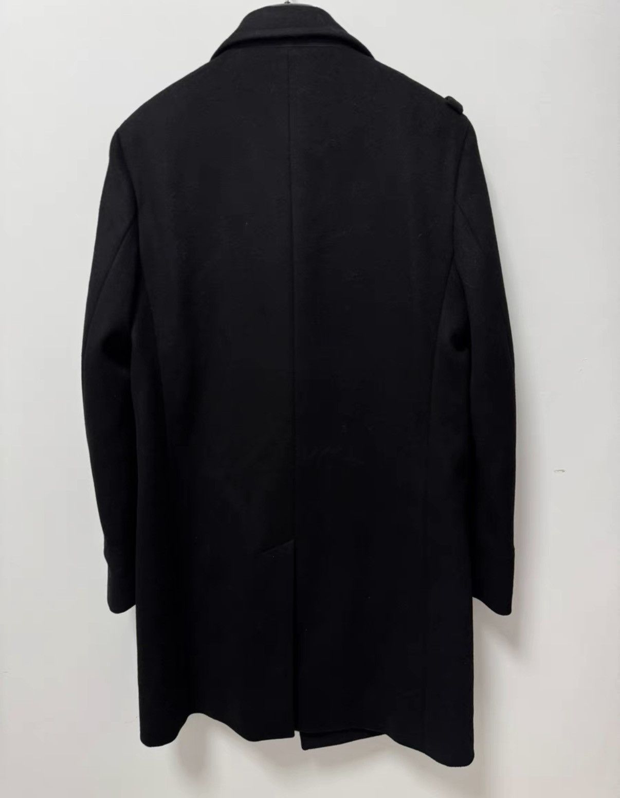 Saint Laurent Paris SLP) 17FW Double-Breasted Anchor Peak Lapel Navy Peacoat Size US M / EU 48-50 / 2 - 2 Thumbnail