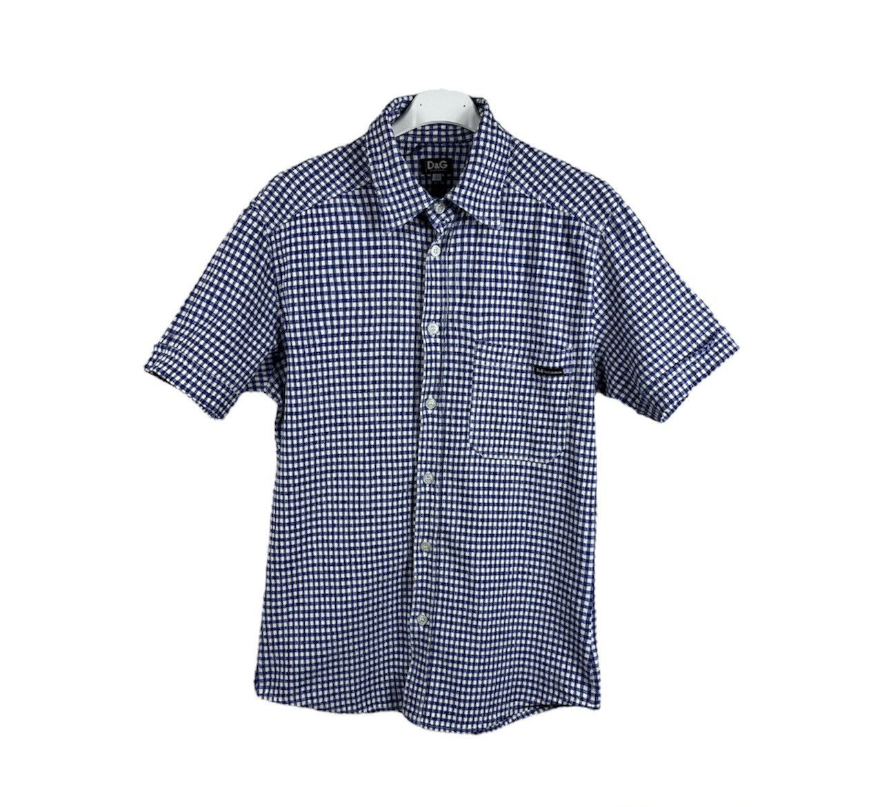 Dolce & Gabbana × Vintage Vintage Dolce & Gabbana gingham plaid checked pocket shirt Size US L / EU 52-54 / 3 - 1 Thumbnail