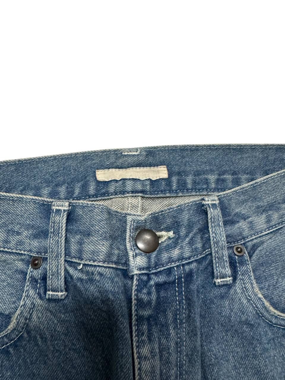 Vintage 💥Flared Baggy💥Made In Japan 90s Stoned Washed Classic Jeans Size US 26 / EU 42 - 6 Thumbnail