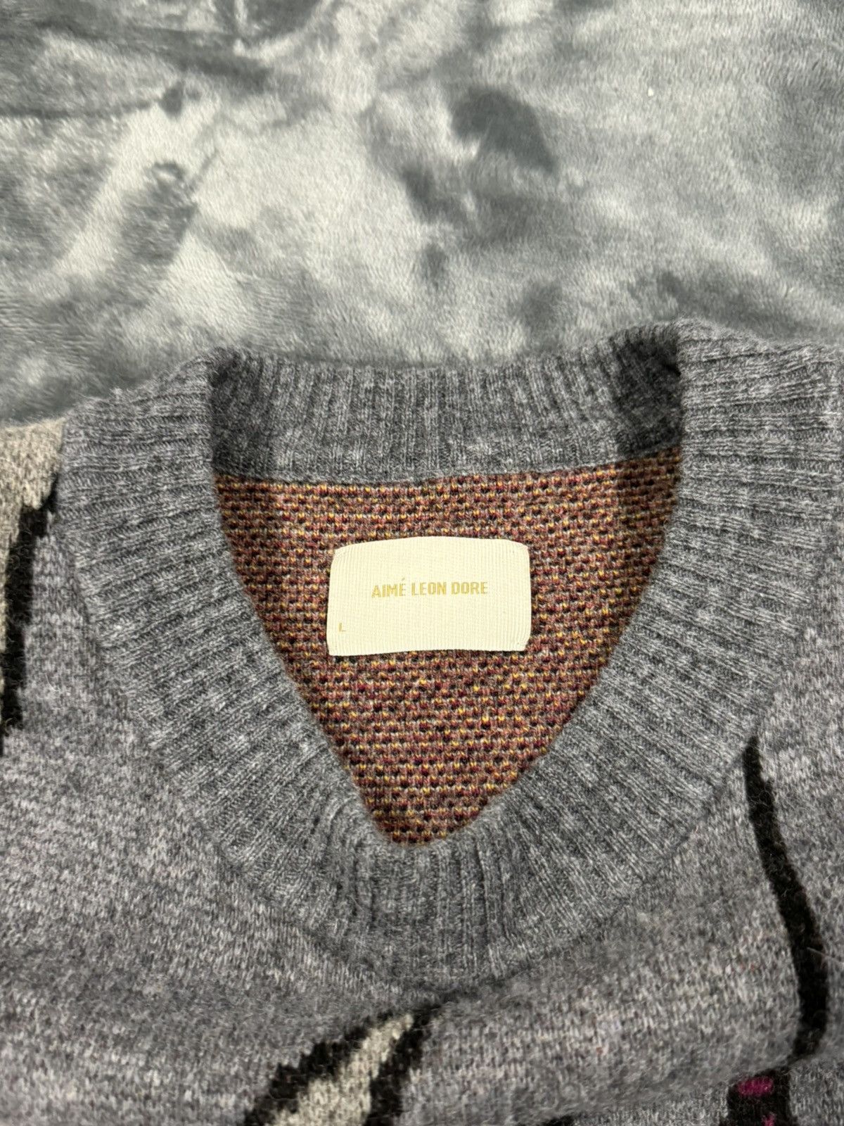 Aime Leon Dore Aime Leon Dore Molina City Picasso Sweater Medium Size US L / EU 52-54 / 3 - 5 Thumbnail