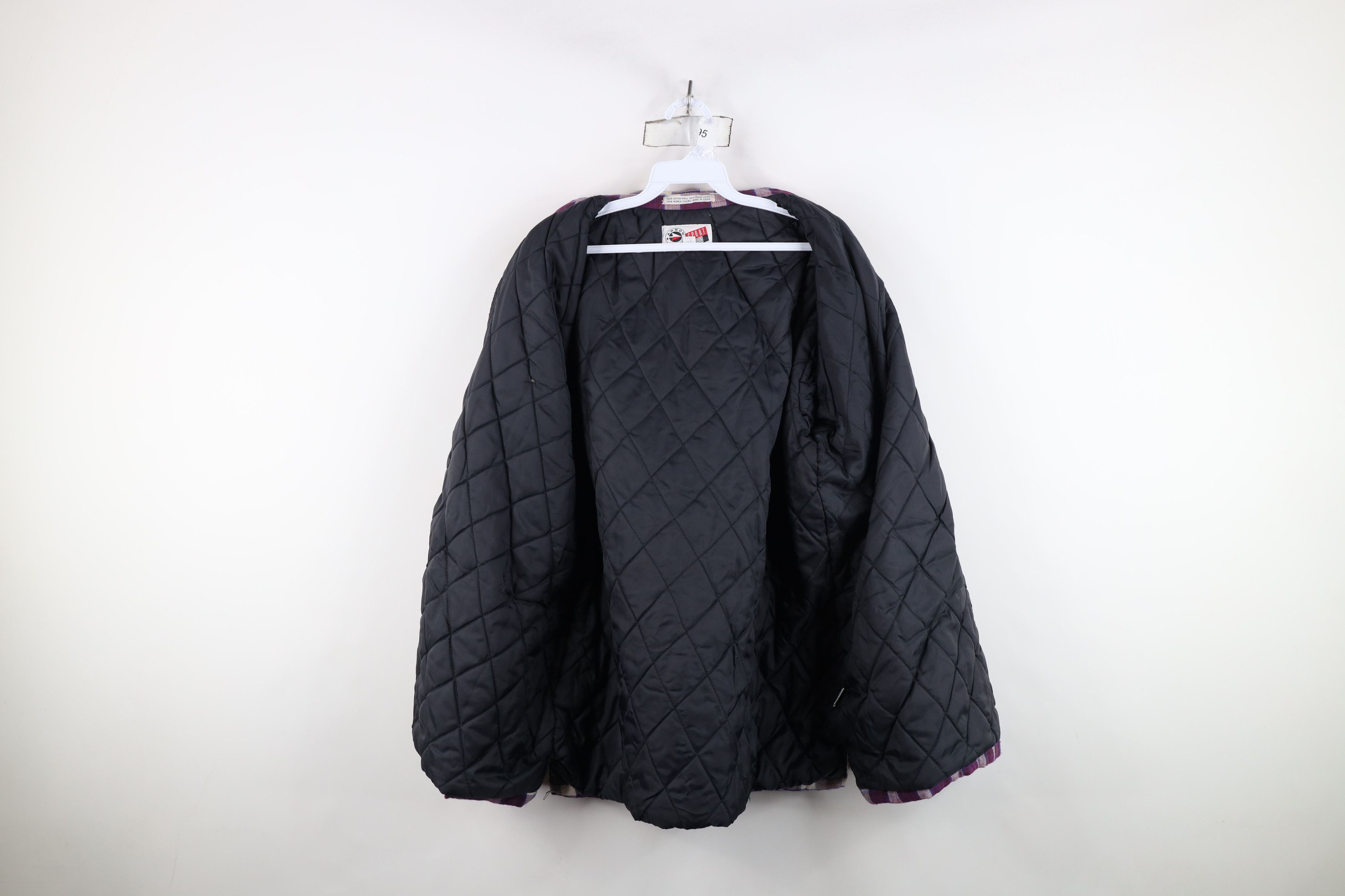 Vintage Vintage 90s Streetwear Flannel Button Shirt Jacket Plaid Size US L / EU 52-54 / 3 - 10 Thumbnail