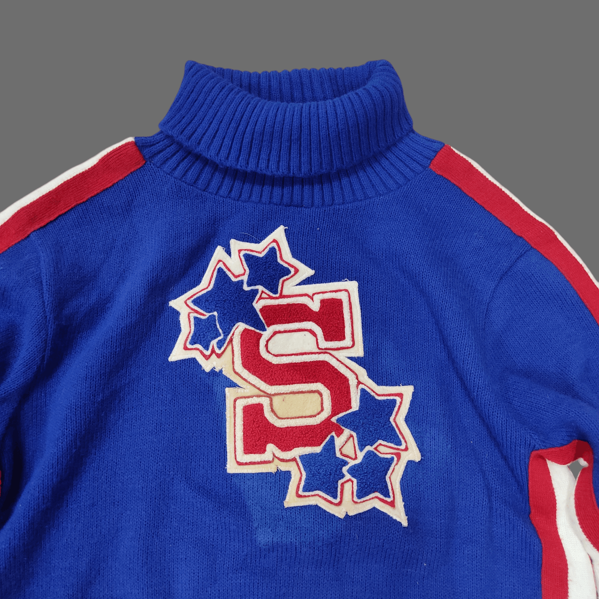Vintage Vintage 80s 90s American Football Cheerleader Knit Sweater Size M / US 6-8 / IT 42-44 - 4 Thumbnail