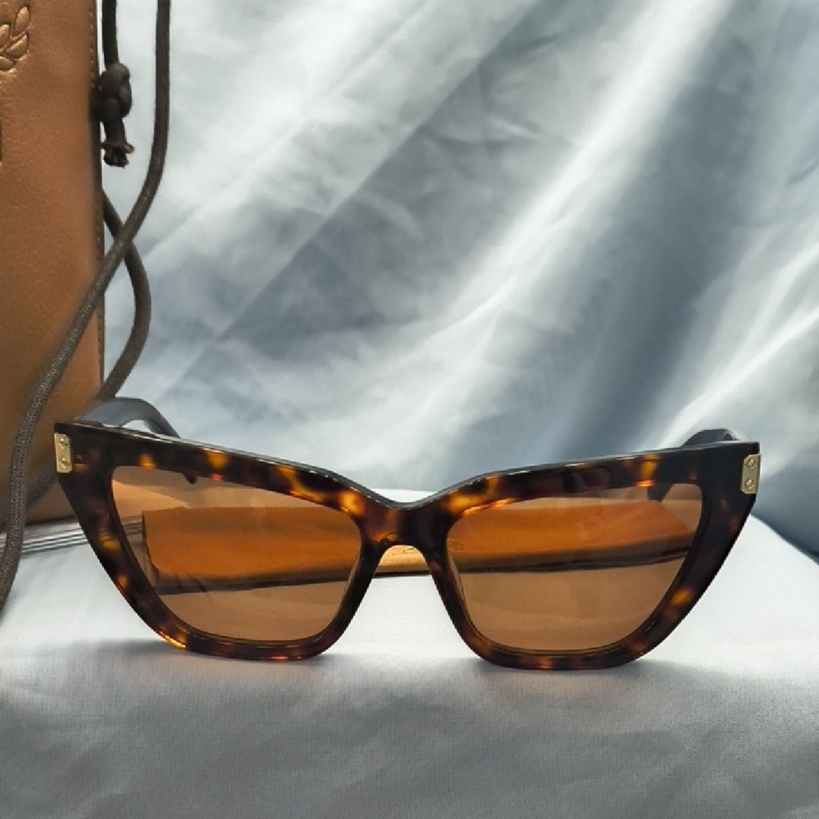 MCM New MCM Brown Tortoise Sunglasses Size ONE SIZE - 11 Thumbnail