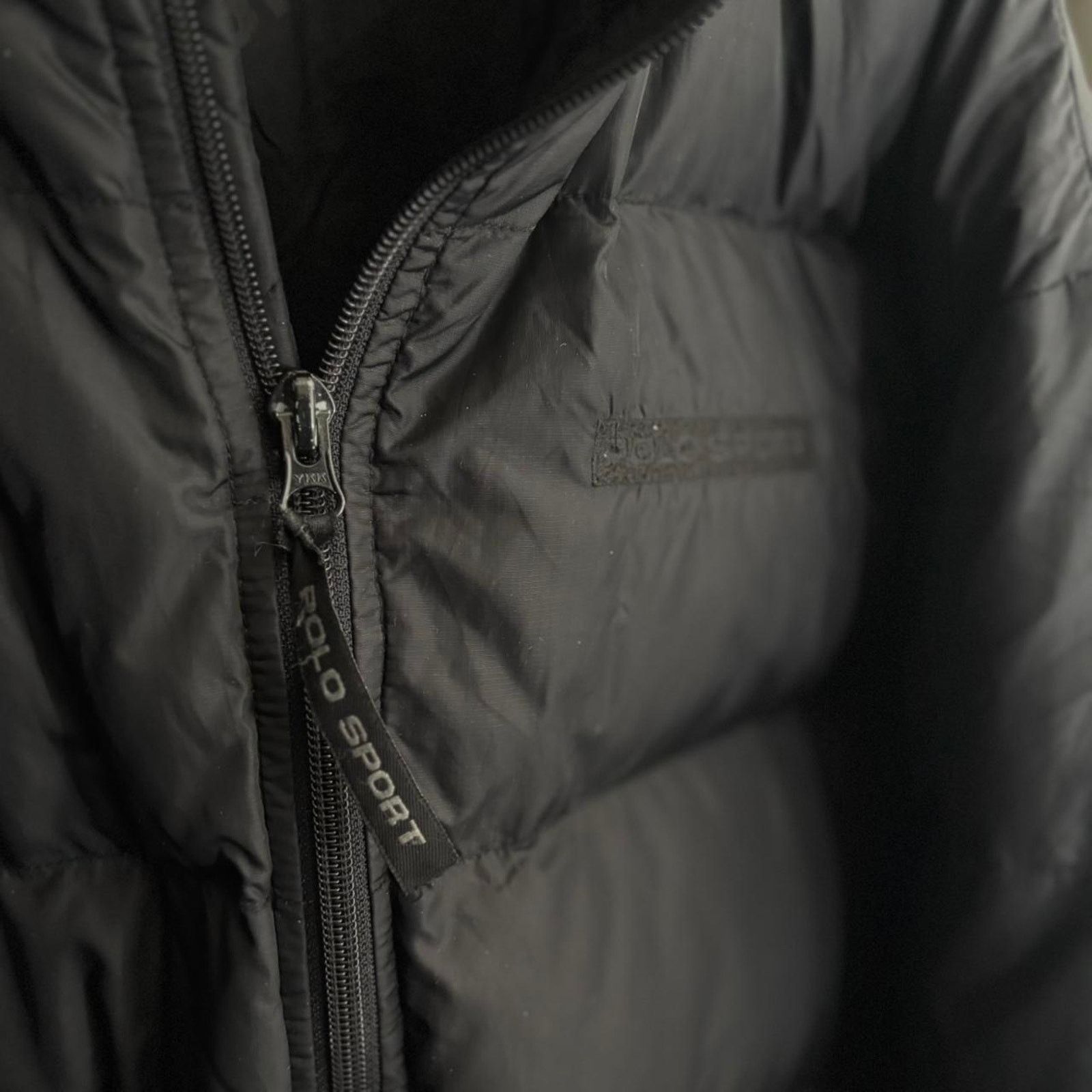 Polo Ralph Lauren Vintage polo sport Ralph Lauren black down puffer jacket Size US L / EU 52-54 / 3 - 5 Thumbnail