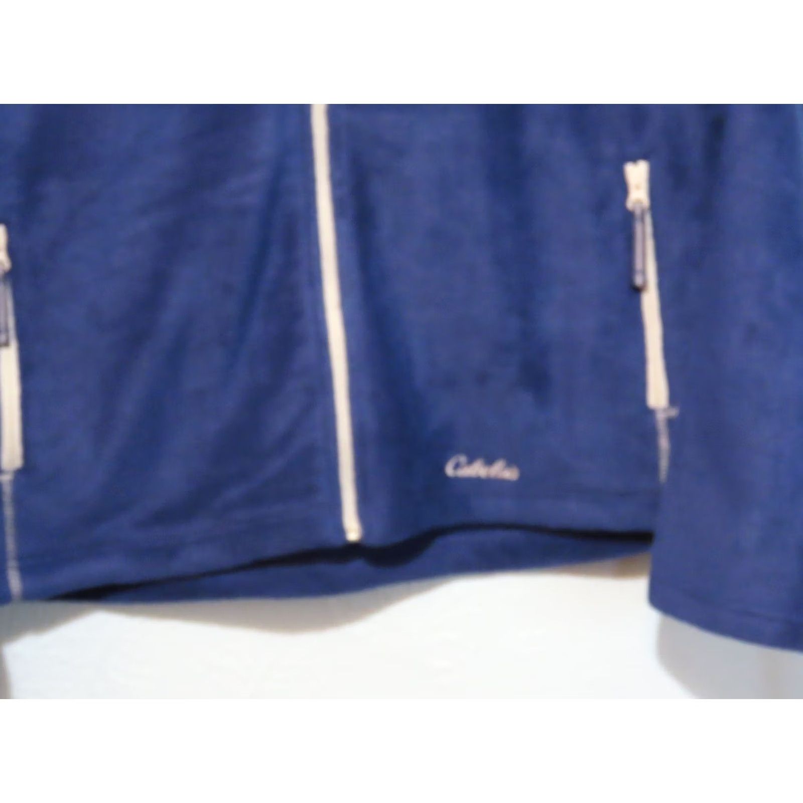 Vintage Cabela's Snake River Jacket XL Reg Mariner Blue Fleece Full Zip Pocket Windbreaker Outdoors Men Size US XL / EU 56 / 4 - 2 Thumbnail