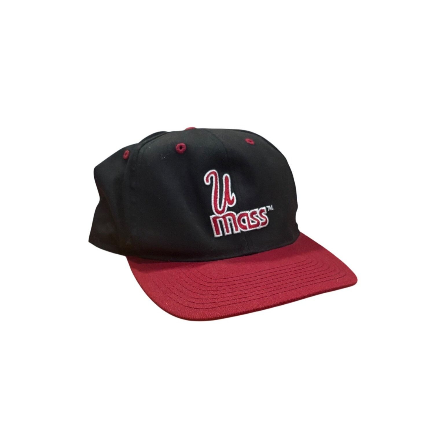 Other Vintage 90s The G Cap UMass Minutemen Snapback Hat Black NCA Size ONE SIZE - 2 Thumbnail
