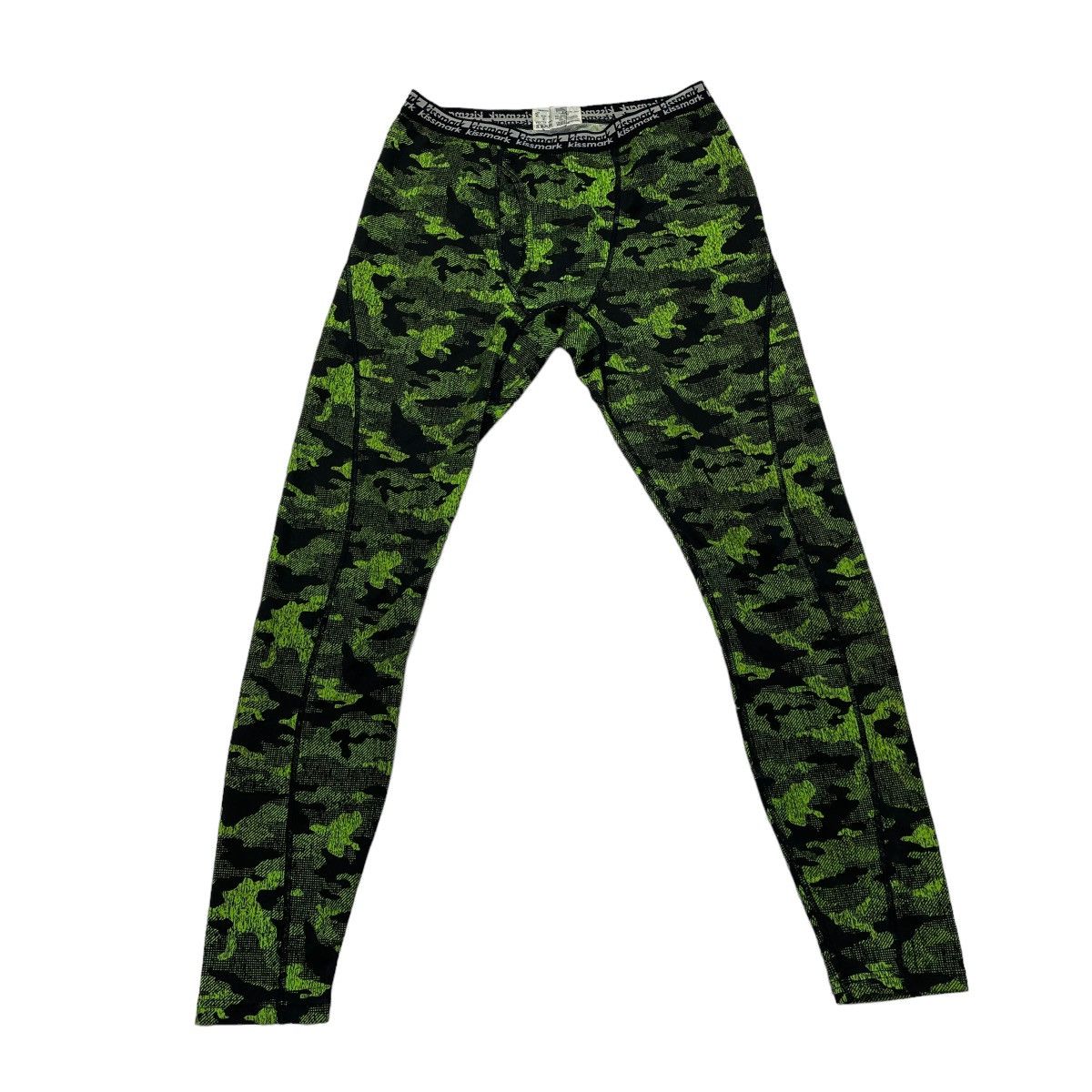 image of Tornado Mart x Tornado Mart Japan Kiss Mark Leggings Full Print in Green (Size 31)