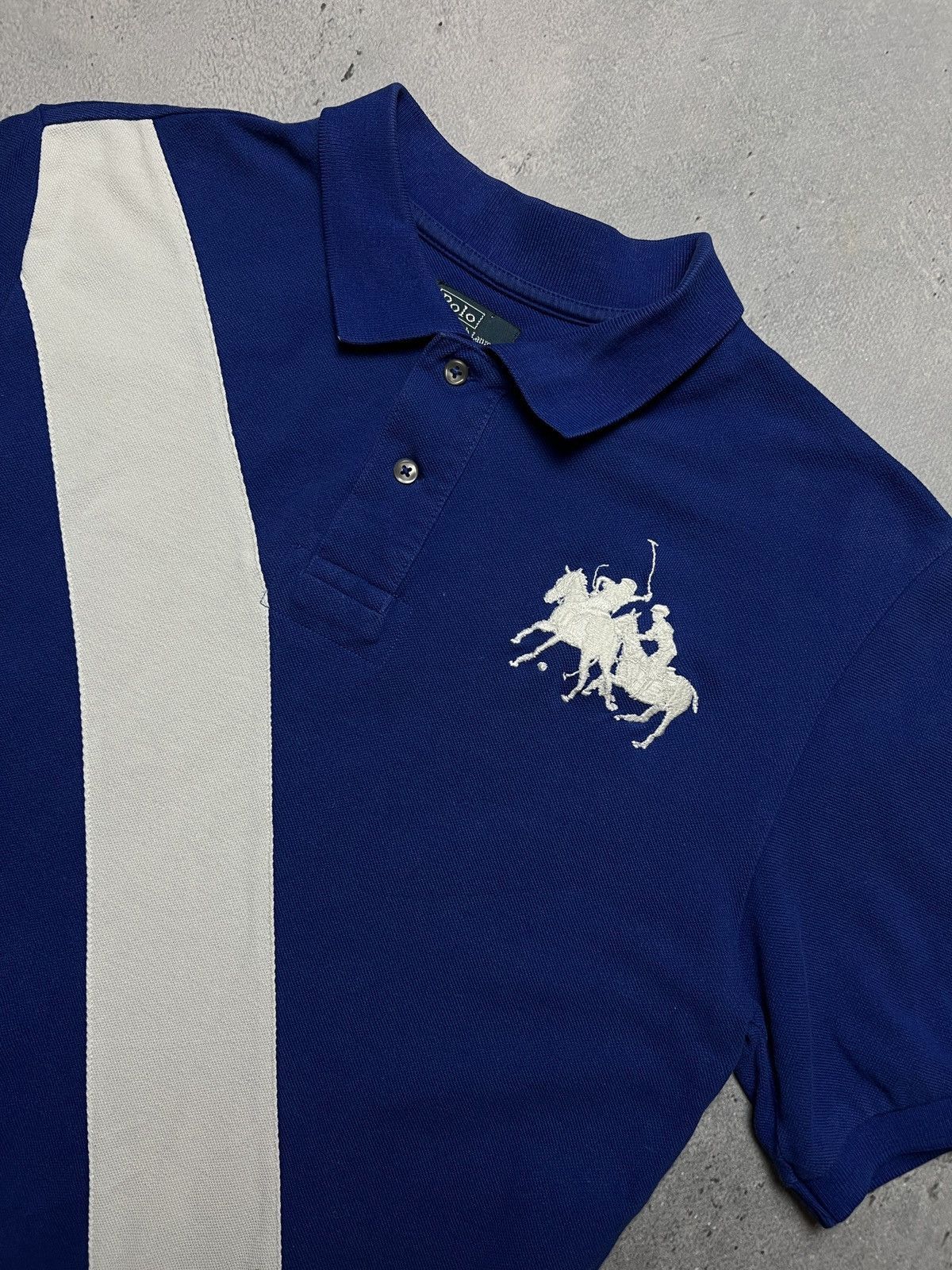 Polo Ralph Lauren Vintage Polo Ralph Lauren Striped Rugby y2k Tee USA Rare 00s Size US M / EU 48-50 / 2 - 1 Thumbnail