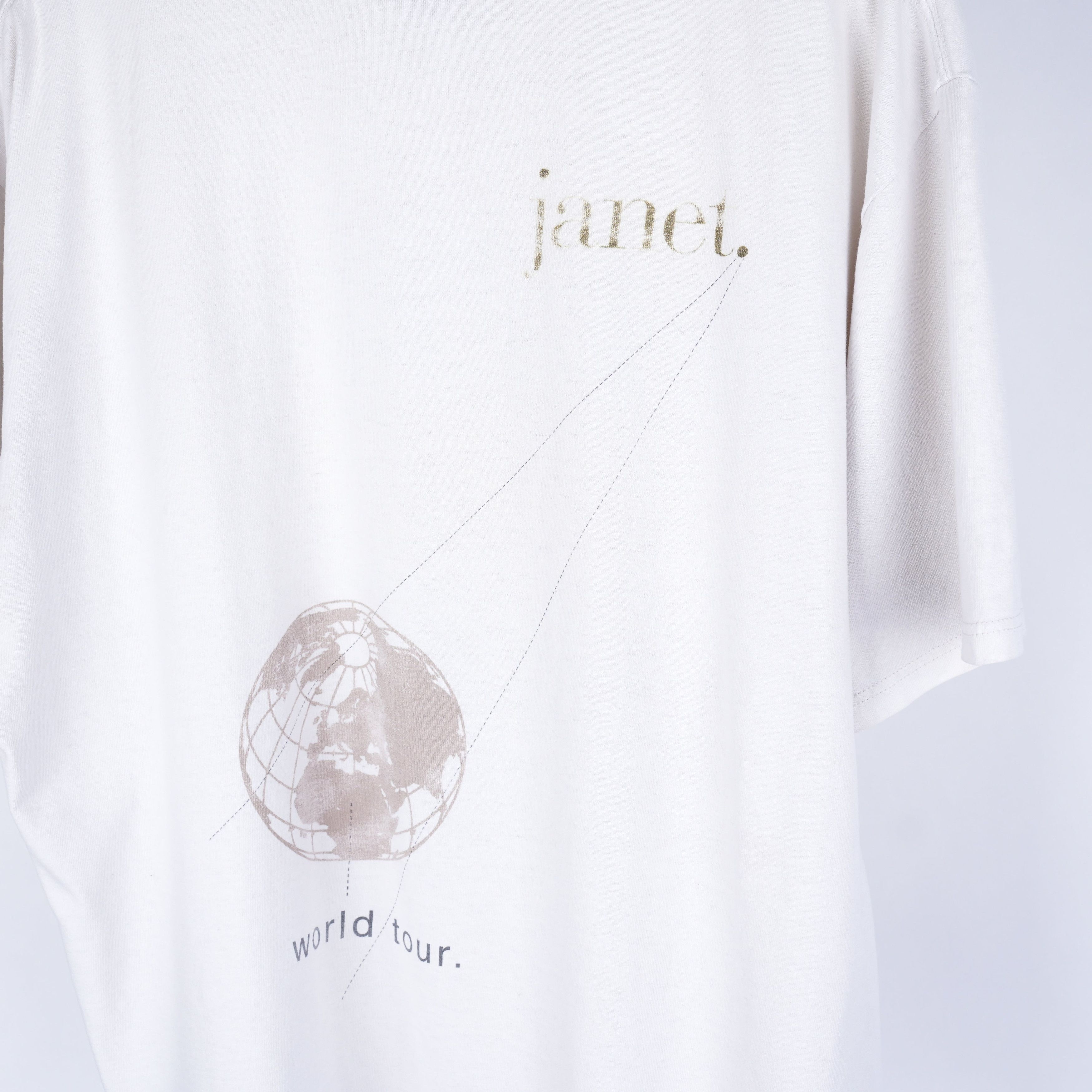 Vintage VINTAGE JANET WORLD TOUR TEE Size US L / EU 52-54 / 3 - 5 Thumbnail