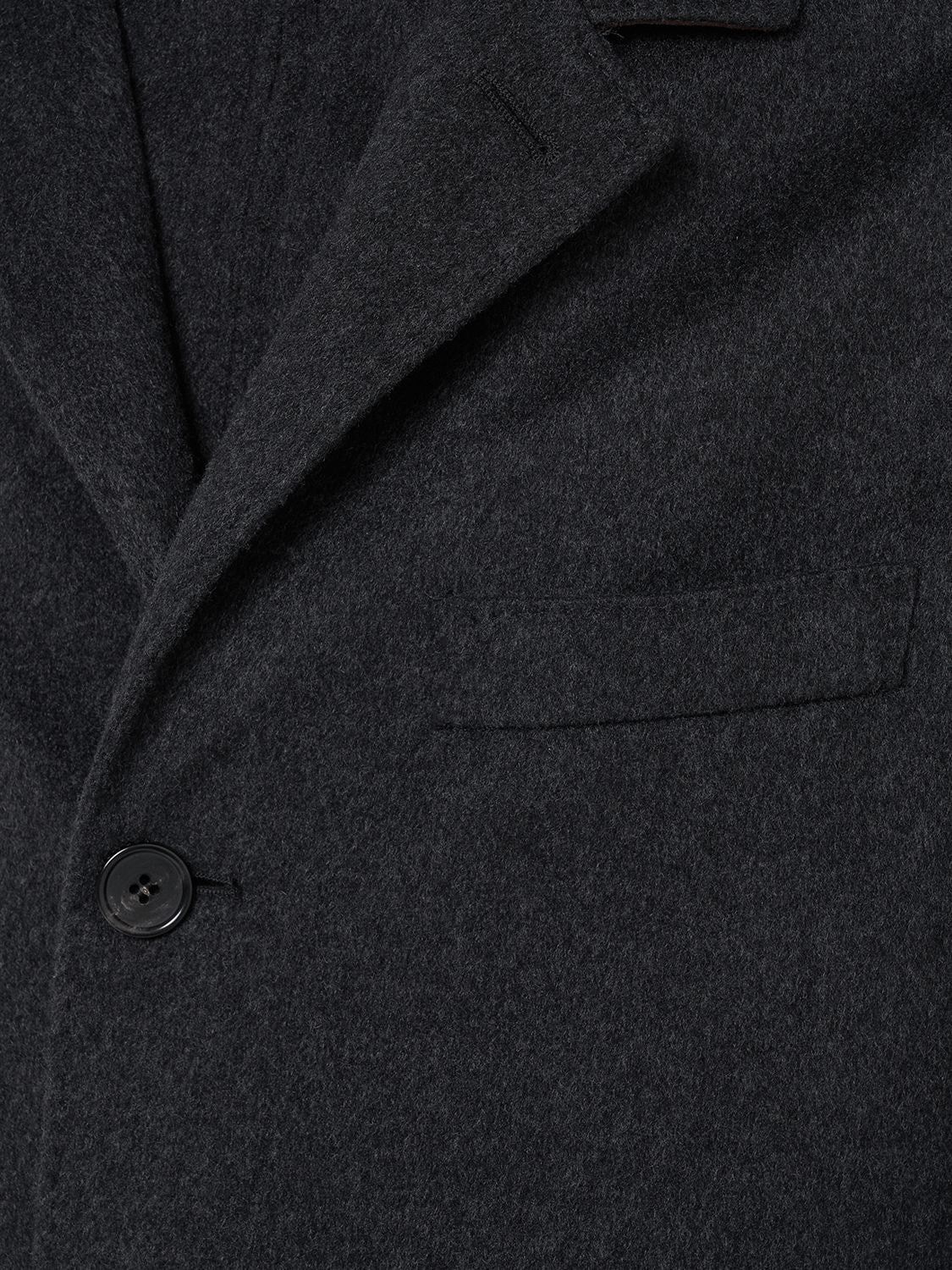 Loro Piana o1w1db10824 Martingala Cashmere Coat in Black Size US XL / EU 56 / 4 - 4 Thumbnail