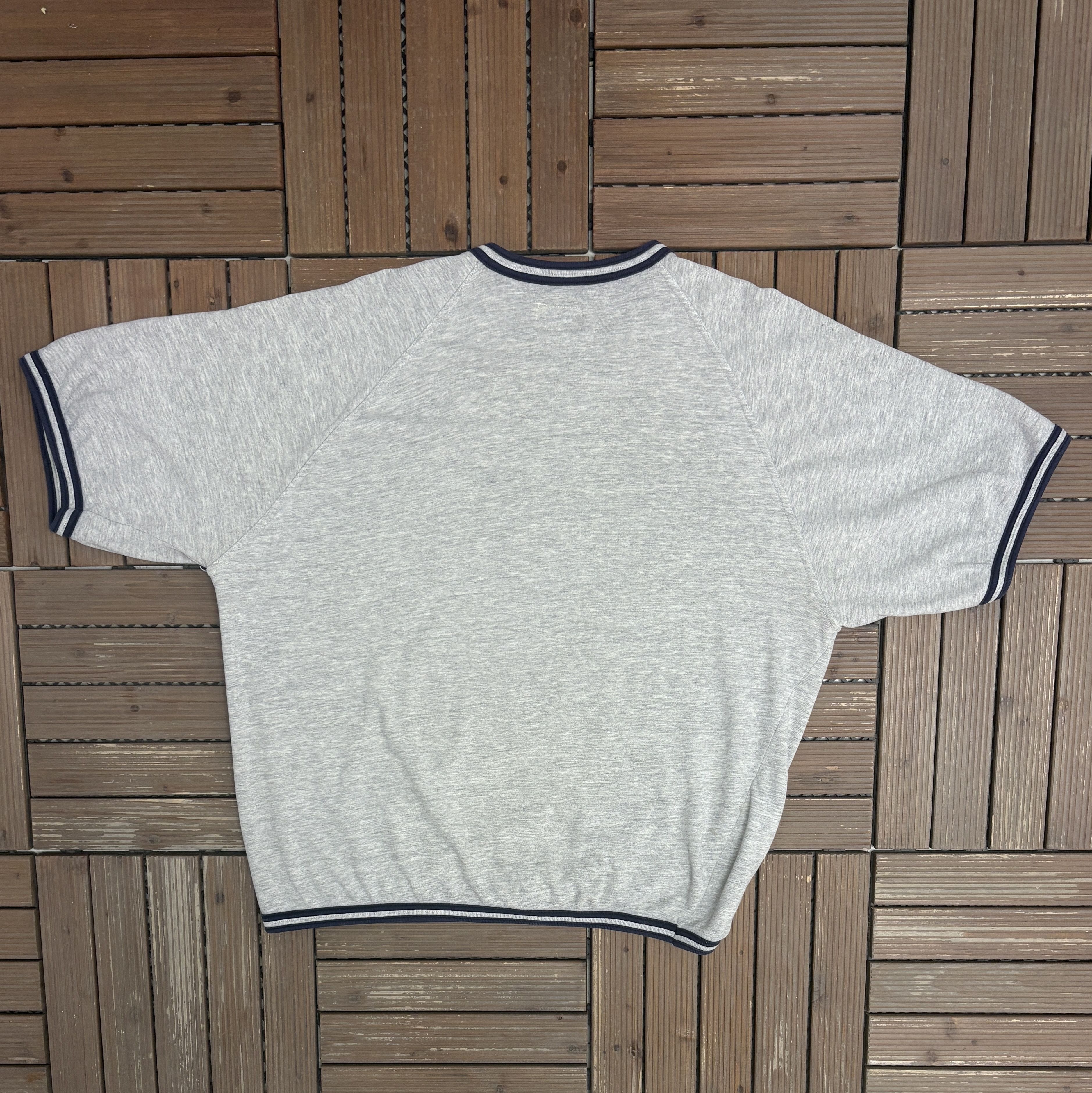 Hugo Boss Hugo Boss Twenty Vintage Grey Short Sleeve Sweater Size US XL / EU 56 / 4 - 4 Thumbnail