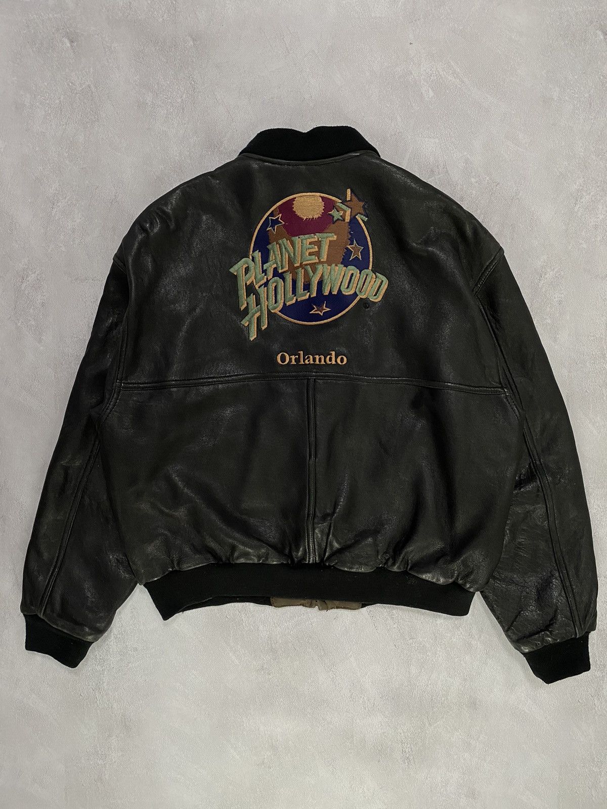 Vintage online bomber Planet Hollywood Jacket 90s