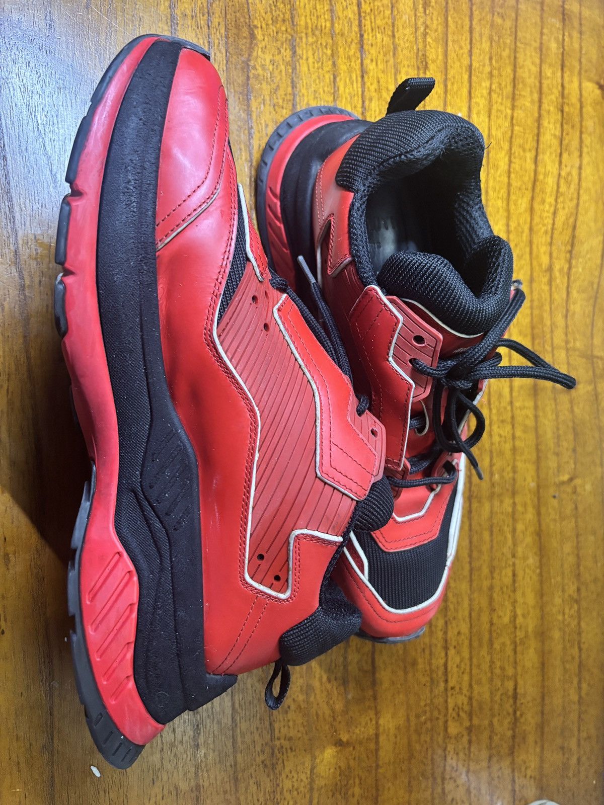 Berluti Berluti Leather Sneaker in Red Size US 9.5 / EU 42-43 - 6 Thumbnail