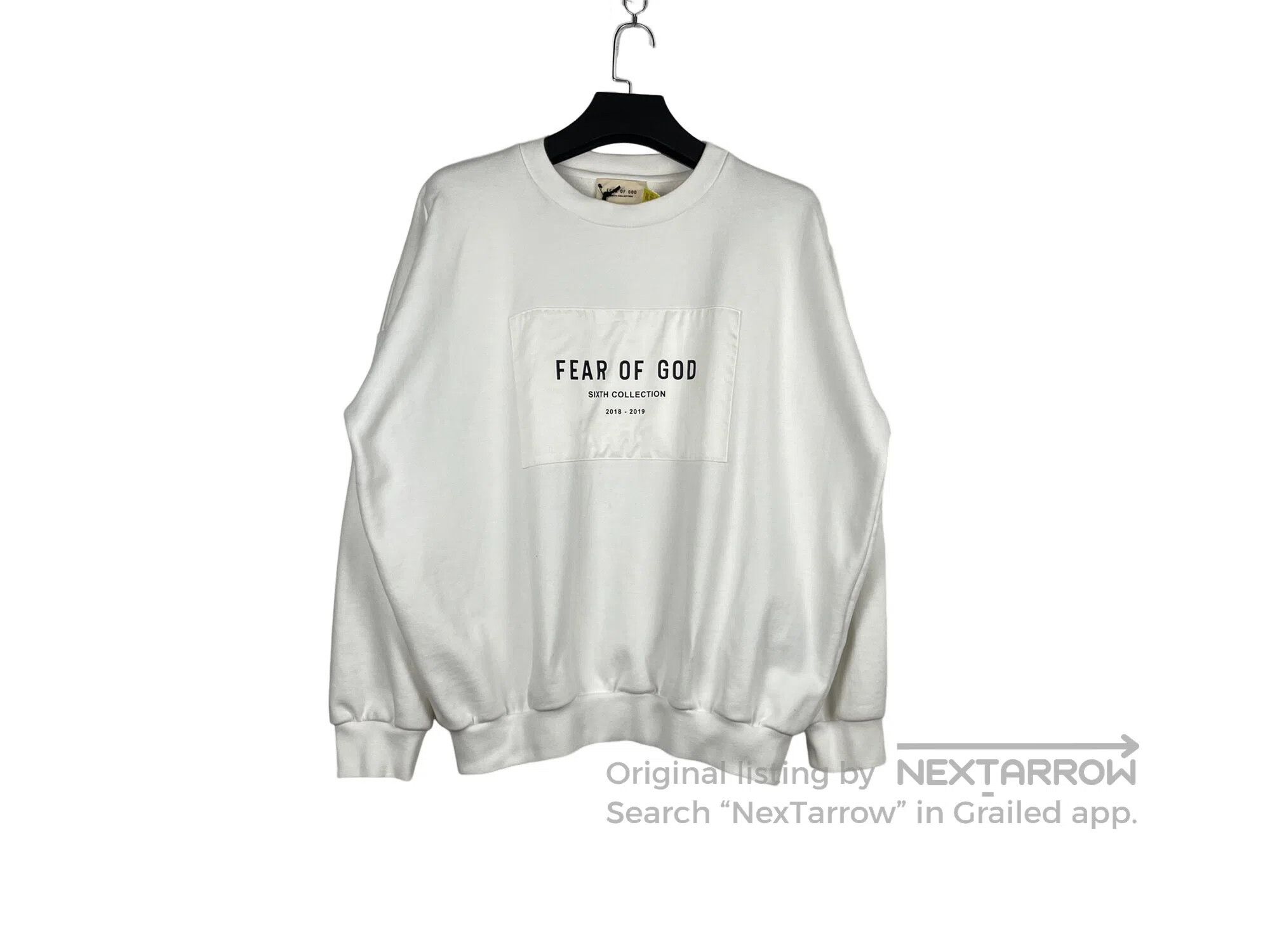 Fear of God FEAR OF GOD Main Line Patchwork Long Sleeve Hoodie Size US M / EU 48-50 / 2 - 1 Thumbnail