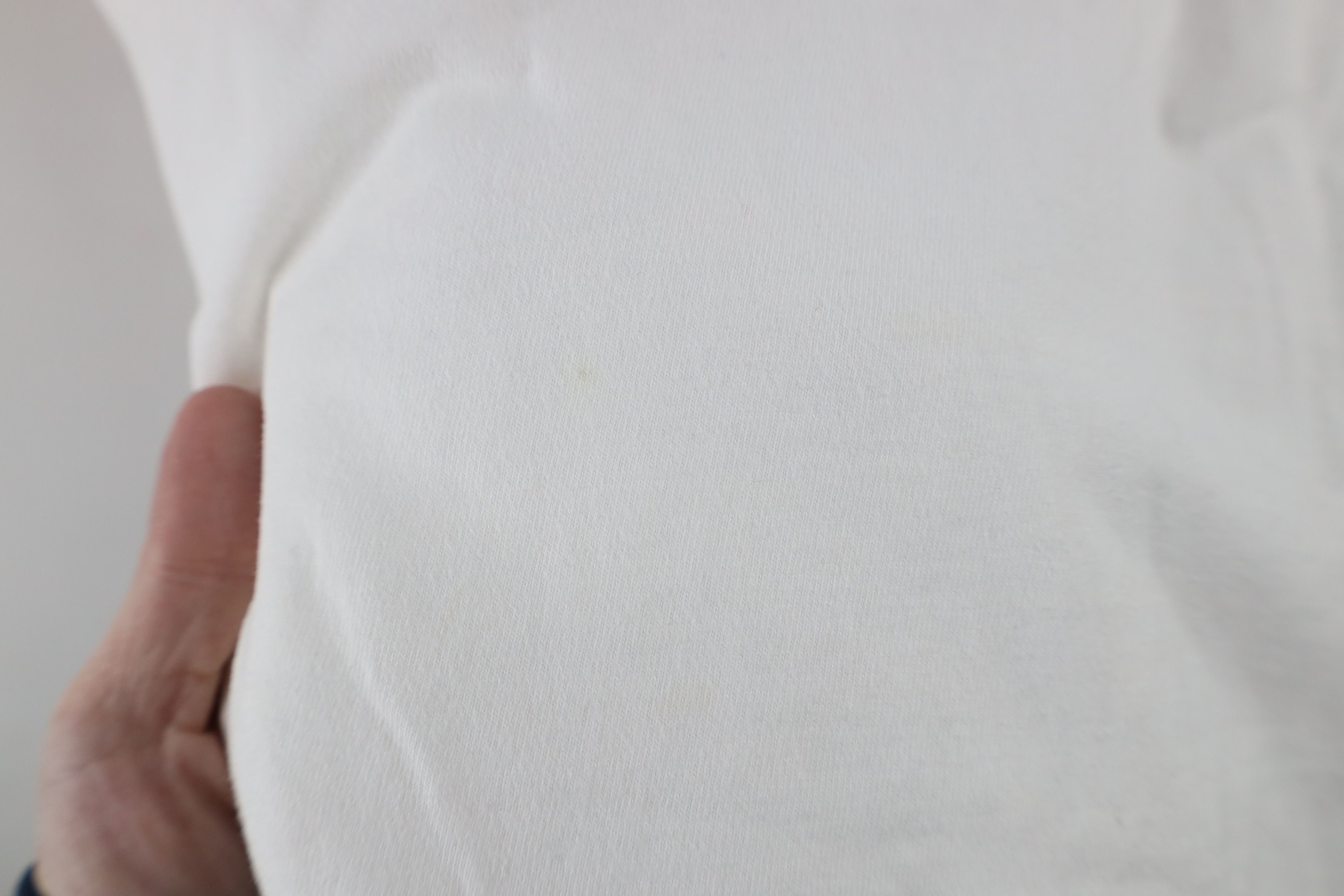 Vintage Vintage 90s Streetwear Heavyweight T-Shirt White Cotton Size US L / EU 52-54 / 3 - 4 Thumbnail