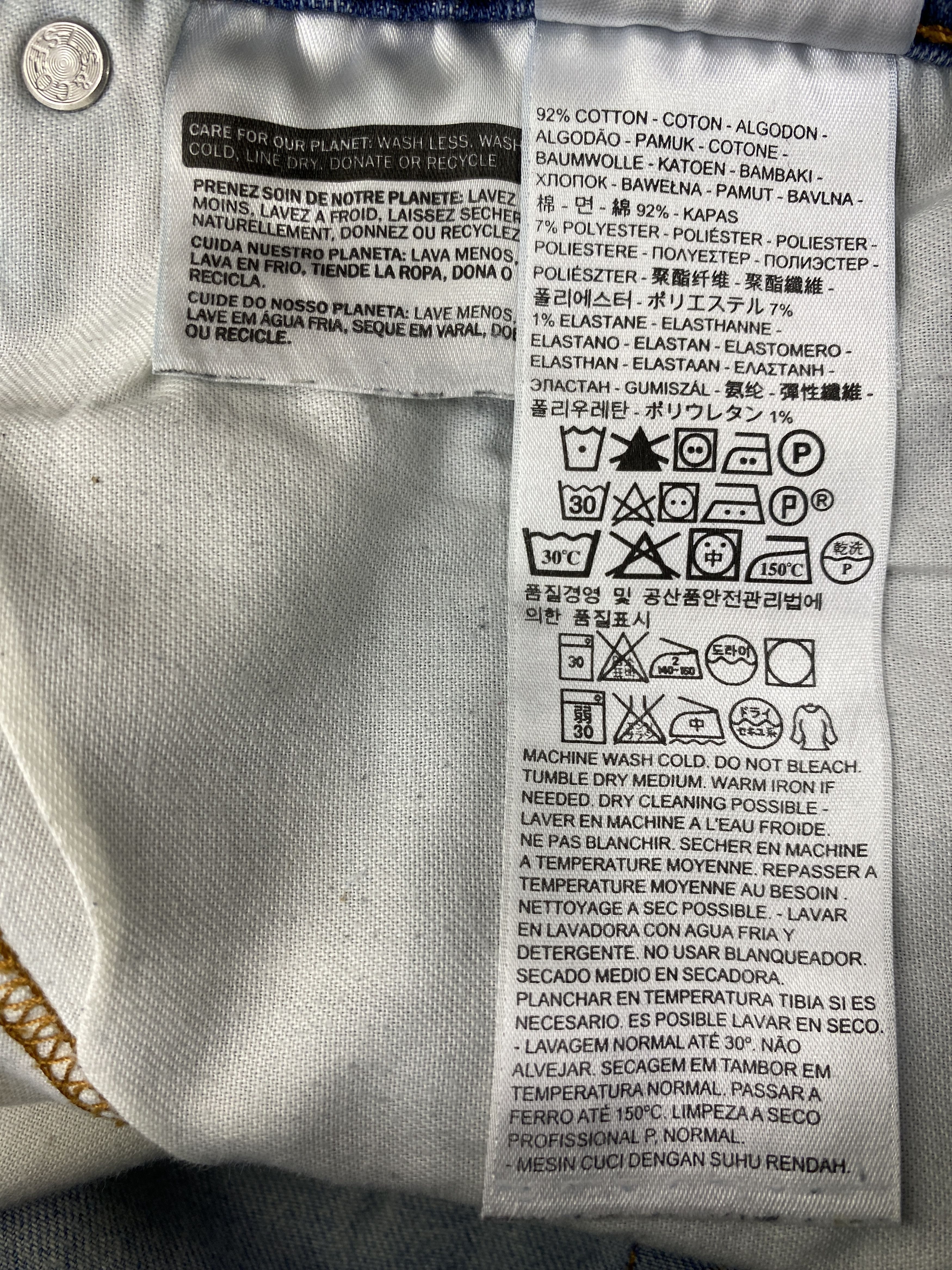 Levi's × Vintage Vintage Levis 541 Blue Faded Jeans Size US 35 - 8 Thumbnail