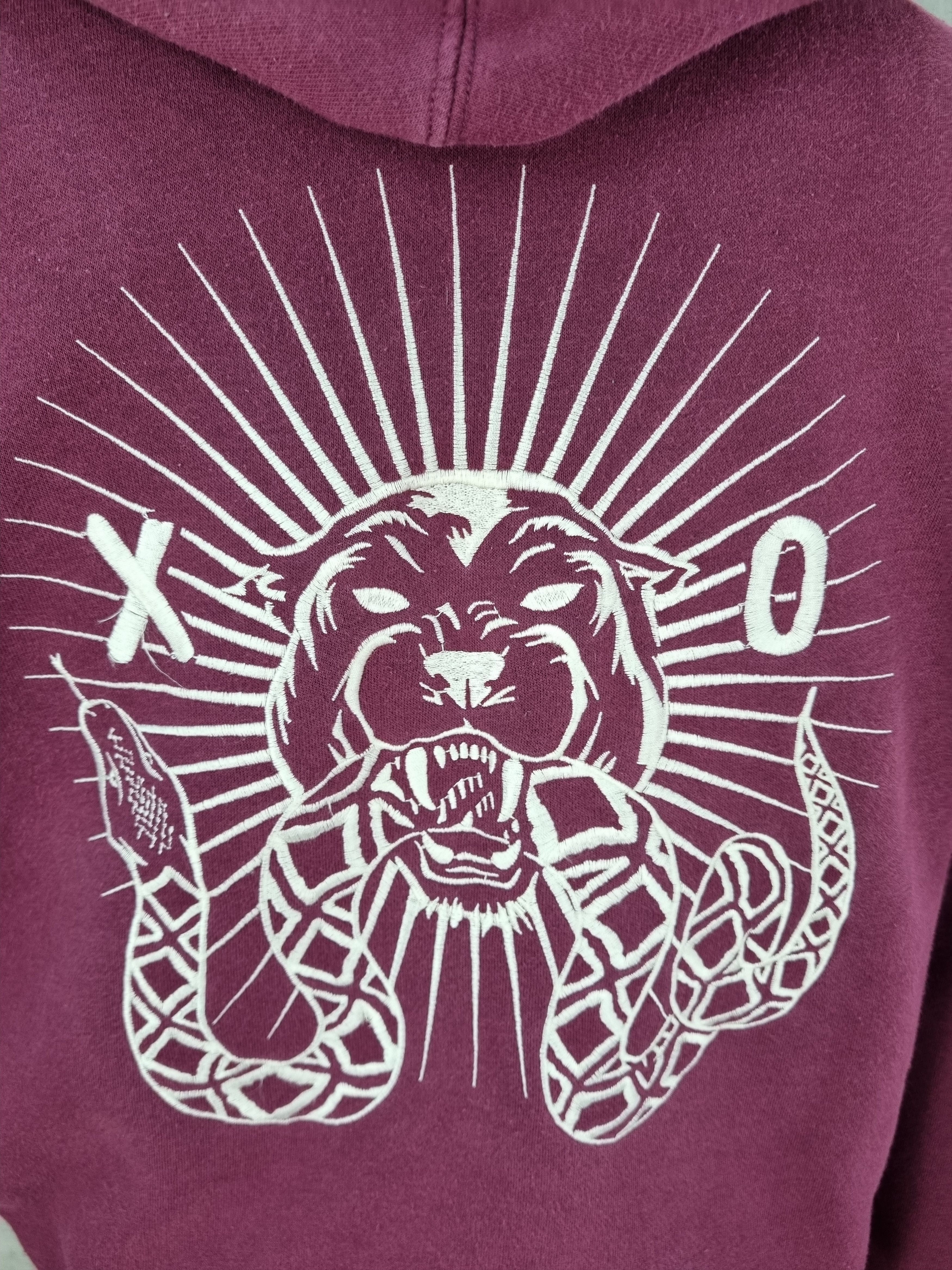 H&M × The Weeknd × XO The Weeknd XO Tiger&Snake Big Embroidered Logo Hoodie Size US M / EU 48-50 / 2 - 10 Thumbnail