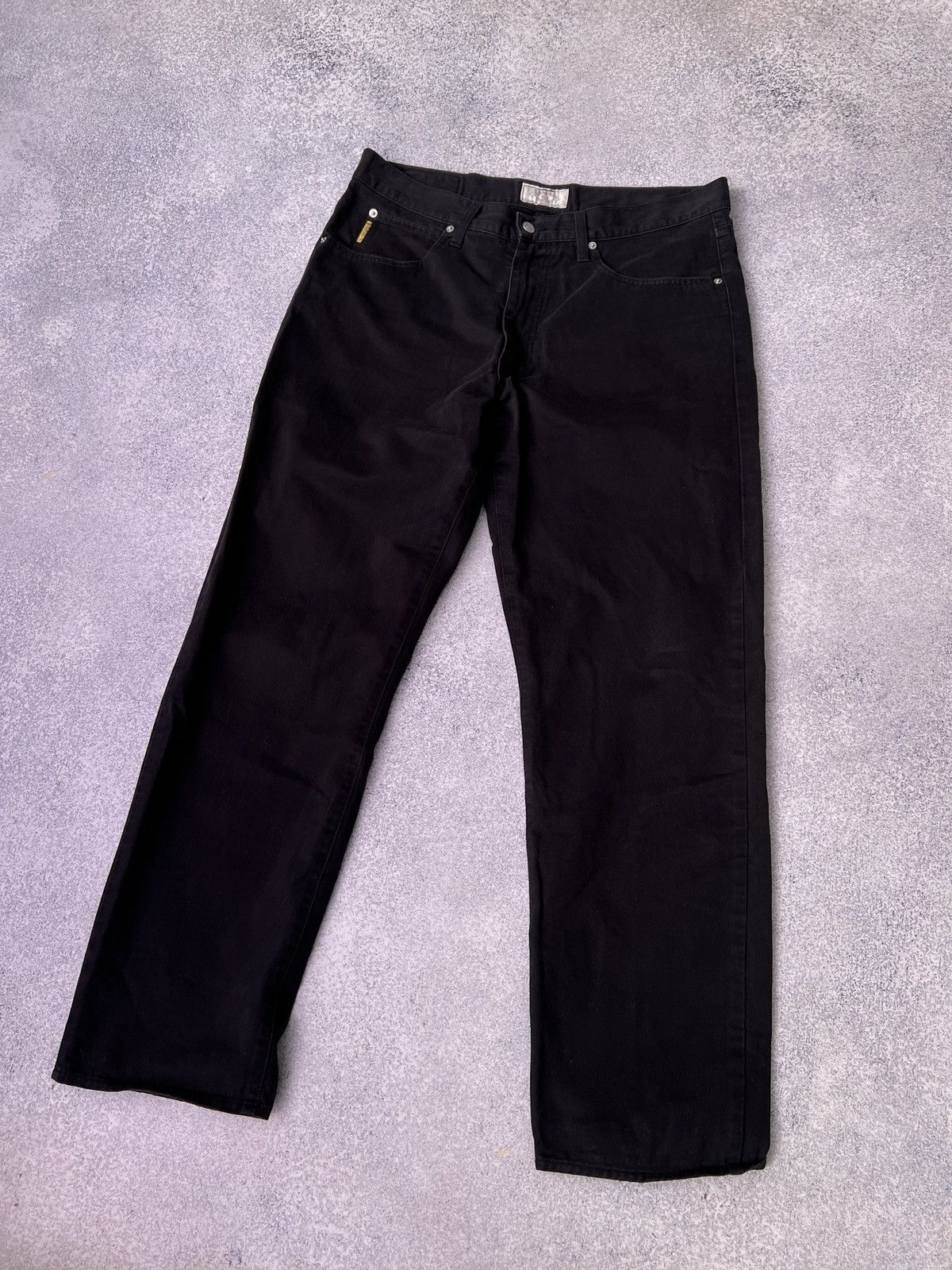 Armani × Designer × Vintage Vintage Armani Jeans Black Pants Size US 32 / EU 48 - 5 Thumbnail