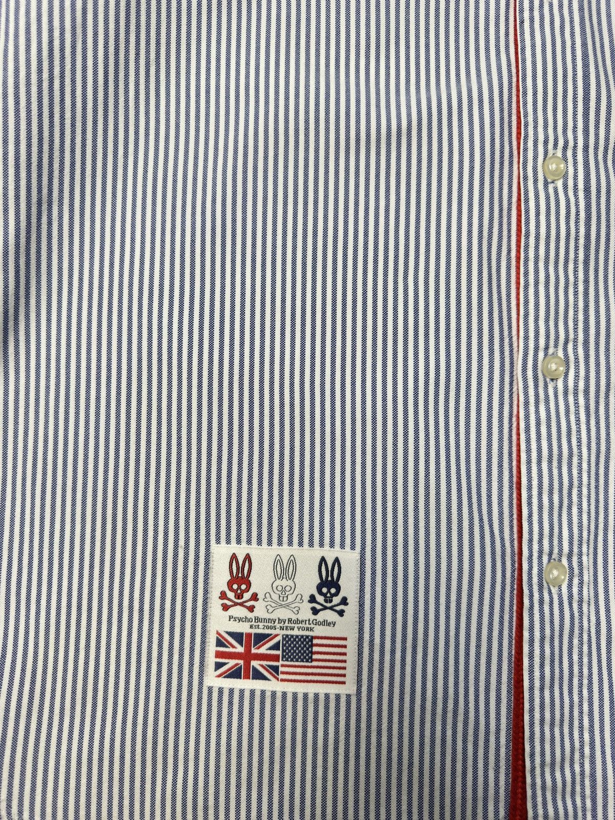 Psycho Bunny Psycho Bunny Longsleeve Striped Button-down shirt Size US L / EU 52-54 / 3 - 5 Thumbnail