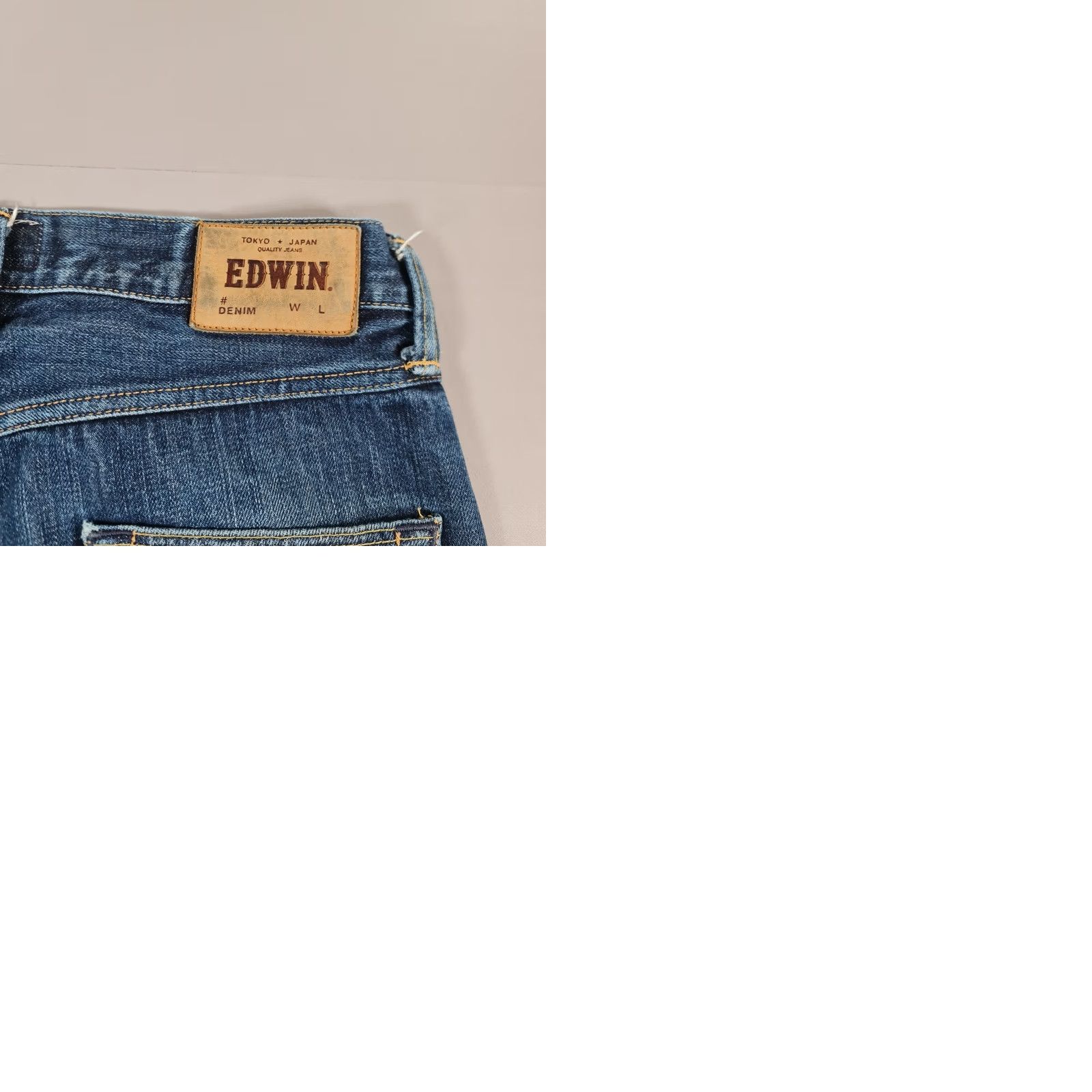 Edwin Edwin ED-55 Jeans Mens W30 L30 Blue Relaxed Selvedge Japanese Denim Size US 30 / EU 46 - 9 Thumbnail