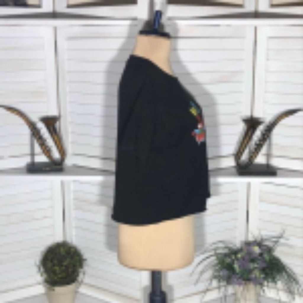 Nickelodeon Nickelodeon Cropped T-Shirt SpongeBob SquarePants Black sz M Size M / US 6-8 / IT 42-44 - 4 Thumbnail