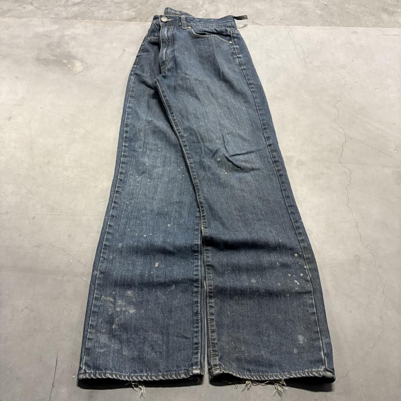 Vintage Crazy Vintage Y2K/2000s Baggy Straight Leg Dark Wash Denim Jeans! Size US 34 / EU 50 - 3 Thumbnail