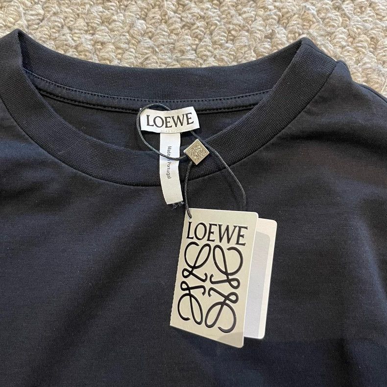 Loewe LOEWE Black floral Logo short sleeve T-shirt Size XS / US 0-2 / IT 36-38 - 6 Thumbnail