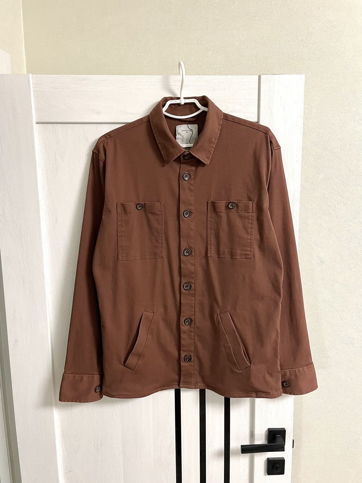 Percival Percival Chore Overshirt Work Utility Jacket Shacket Shirt Size US L / EU 52-54 / 3 - 1 Thumbnail