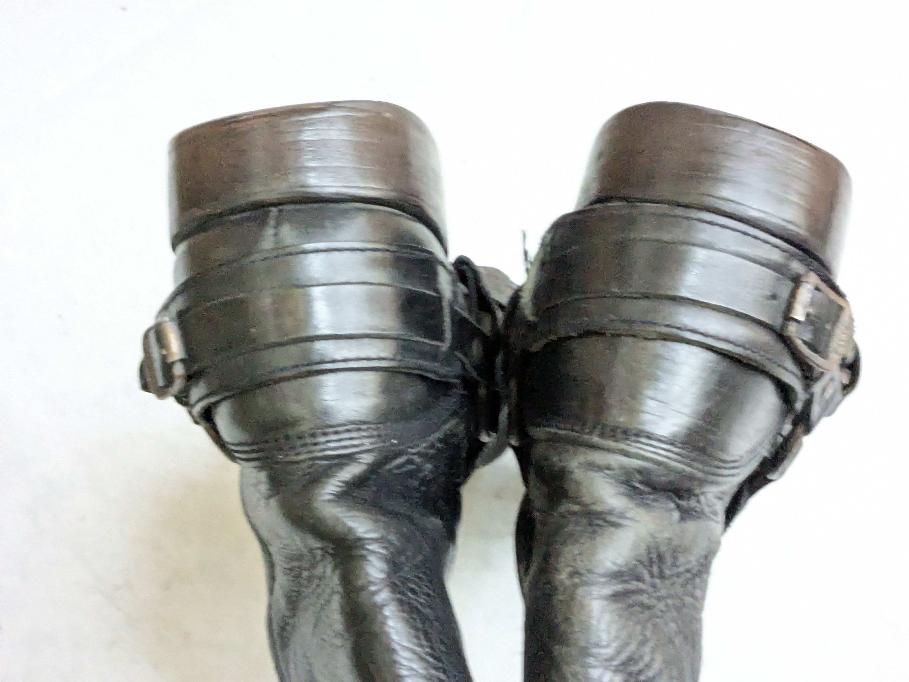 Frye Frye Harness Boots Black 9.5 D Leather Size US 9.5 / EU 42-43 - 13 Thumbnail