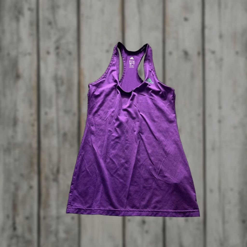 Adidas Adidas Tank Top Womens XS Purple Climalite Racerback Athletic Running Workout - Womens Tank Top, XS, Purple, Sleeveless, Athletic Size XS / US 0-2 / IT 36-38 - 1 Thumbnail