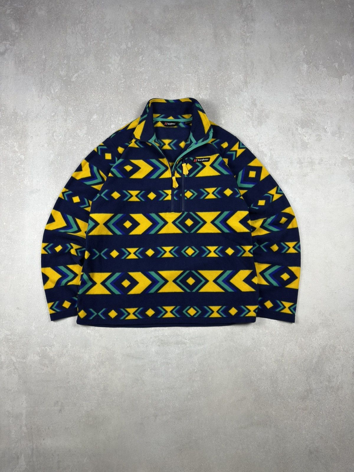 Berghaus Berghaus Prism Print Trango Half Fleece 1/4 Zip Outdoor Size US XL / EU 56 / 4 - 1 Thumbnail