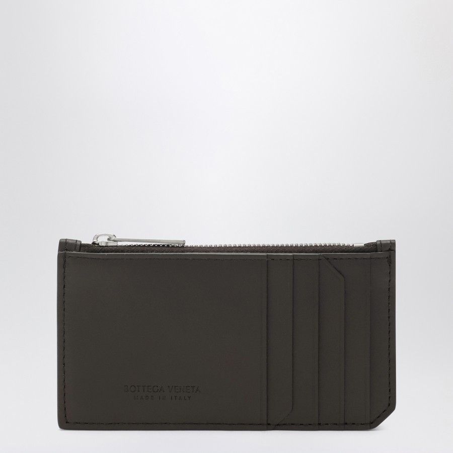 Bottega Veneta o1d2blof0226 Size: OS / Intrecciato Zip Card Holder Brown Size ONE SIZE - 1 Thumbnail