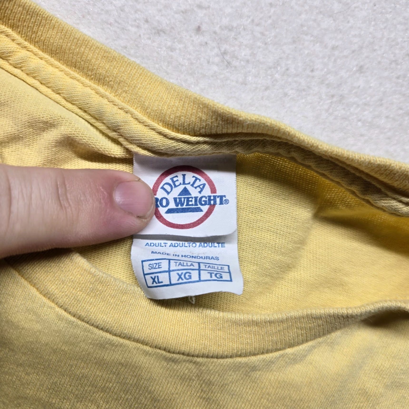 Delta Delta Great Smoky Mountains Yellow T-Shirt Men's XL Crew Neck Short Sleeve Size US XL / EU 56 / 4 - 3 Thumbnail