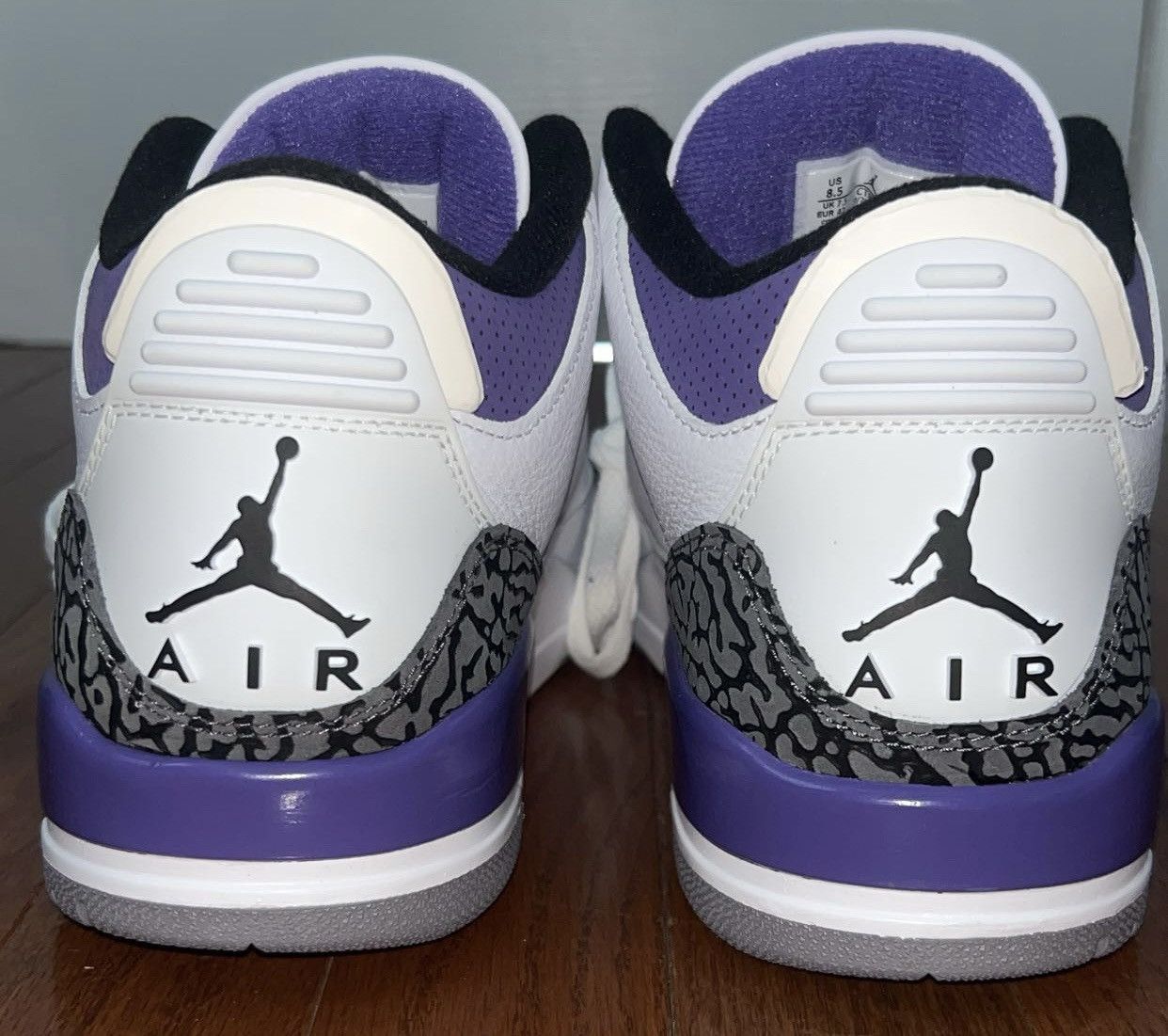 Jordan Brand × Nike Dark Iris Air Jordan 3 Men’s Size US 8.5 / EU 41-42 - 7 Thumbnail