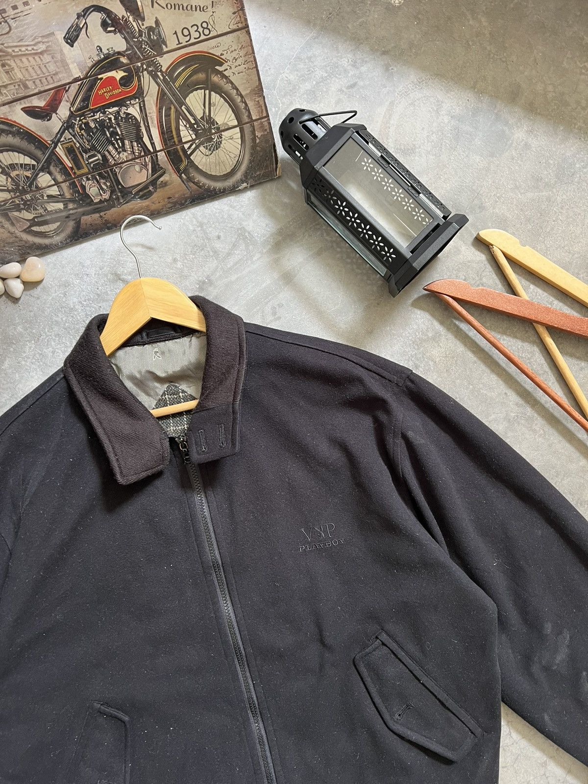 Vintage Vintage 🏴‍☠️ Vip Playboy Bomber Style Jacket Size US L / EU 52-54 / 3 - 9 Thumbnail
