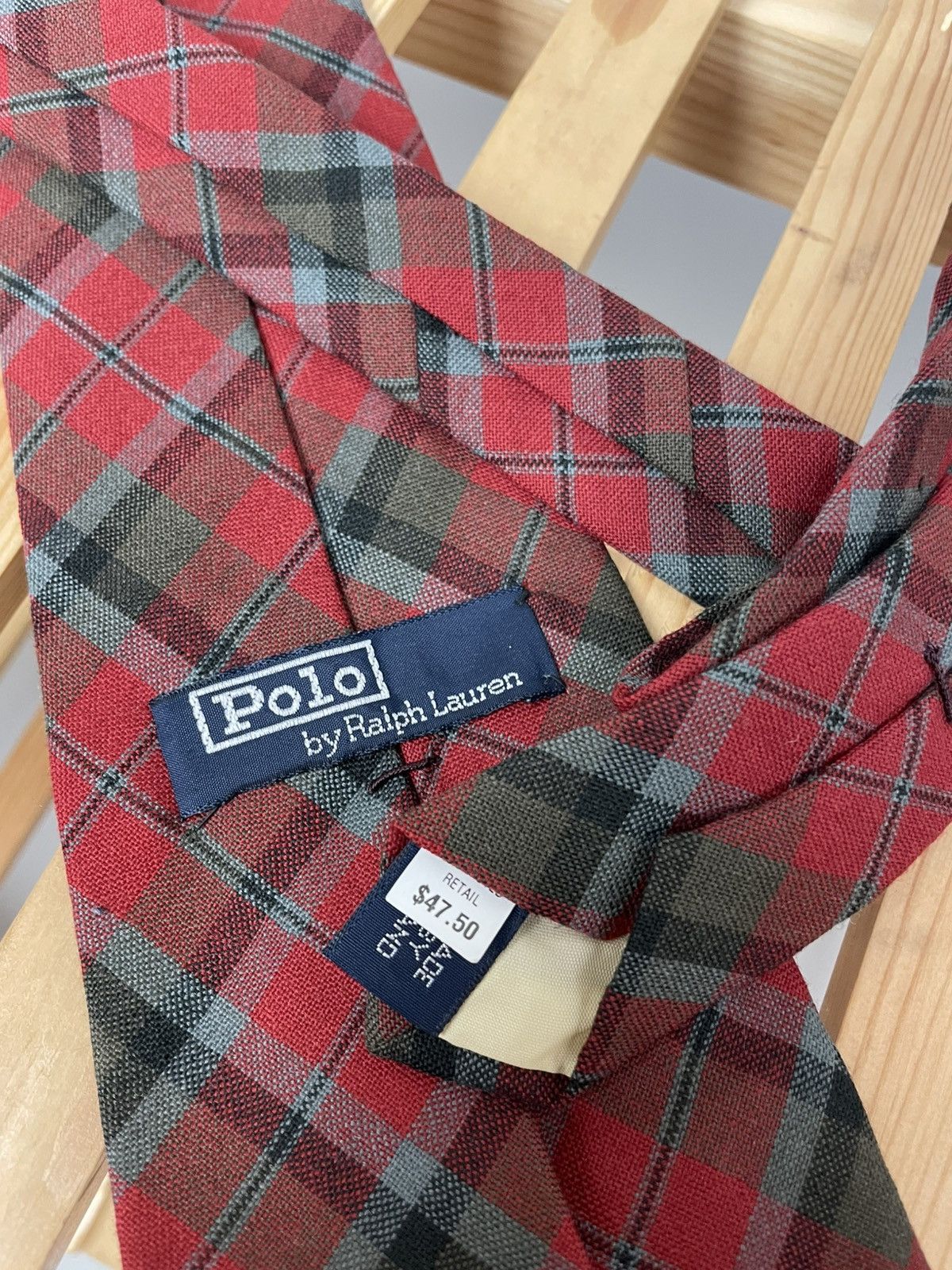 Polo Ralph Lauren Vintage polo ralph lauren wool tie with logo Size ONE SIZE - 3 Thumbnail