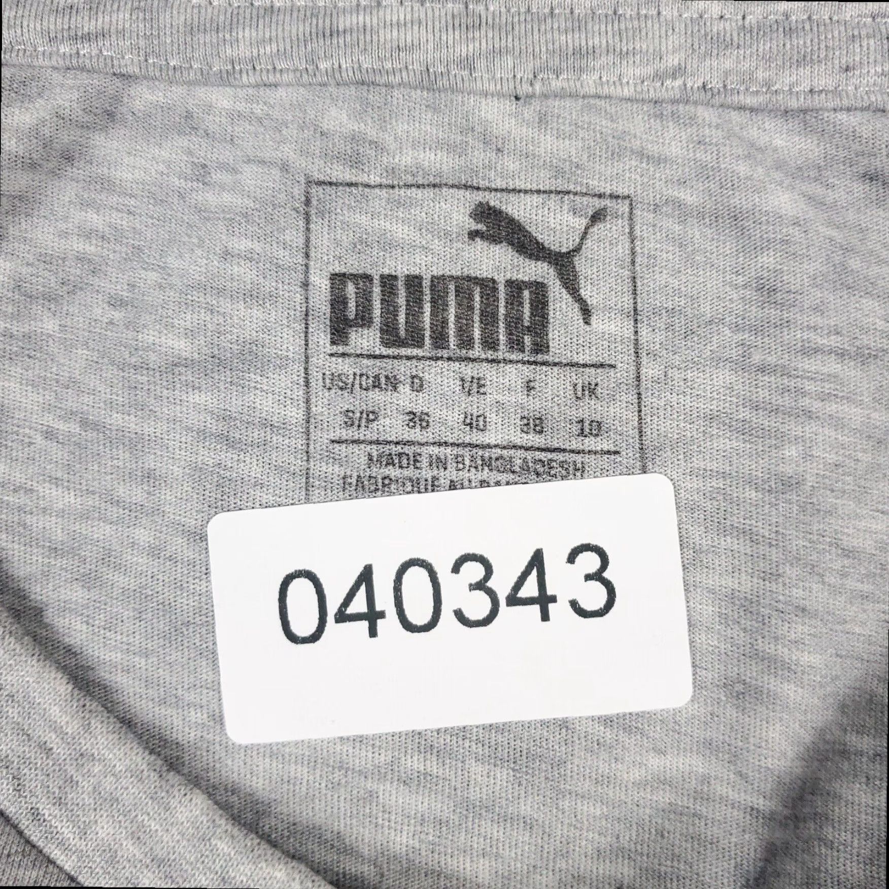 Puma PUMA Women's Gray Short Sleeve Logo T-Shirt Size Small Casual Size S / US 4 / IT 40 - 8 Thumbnail