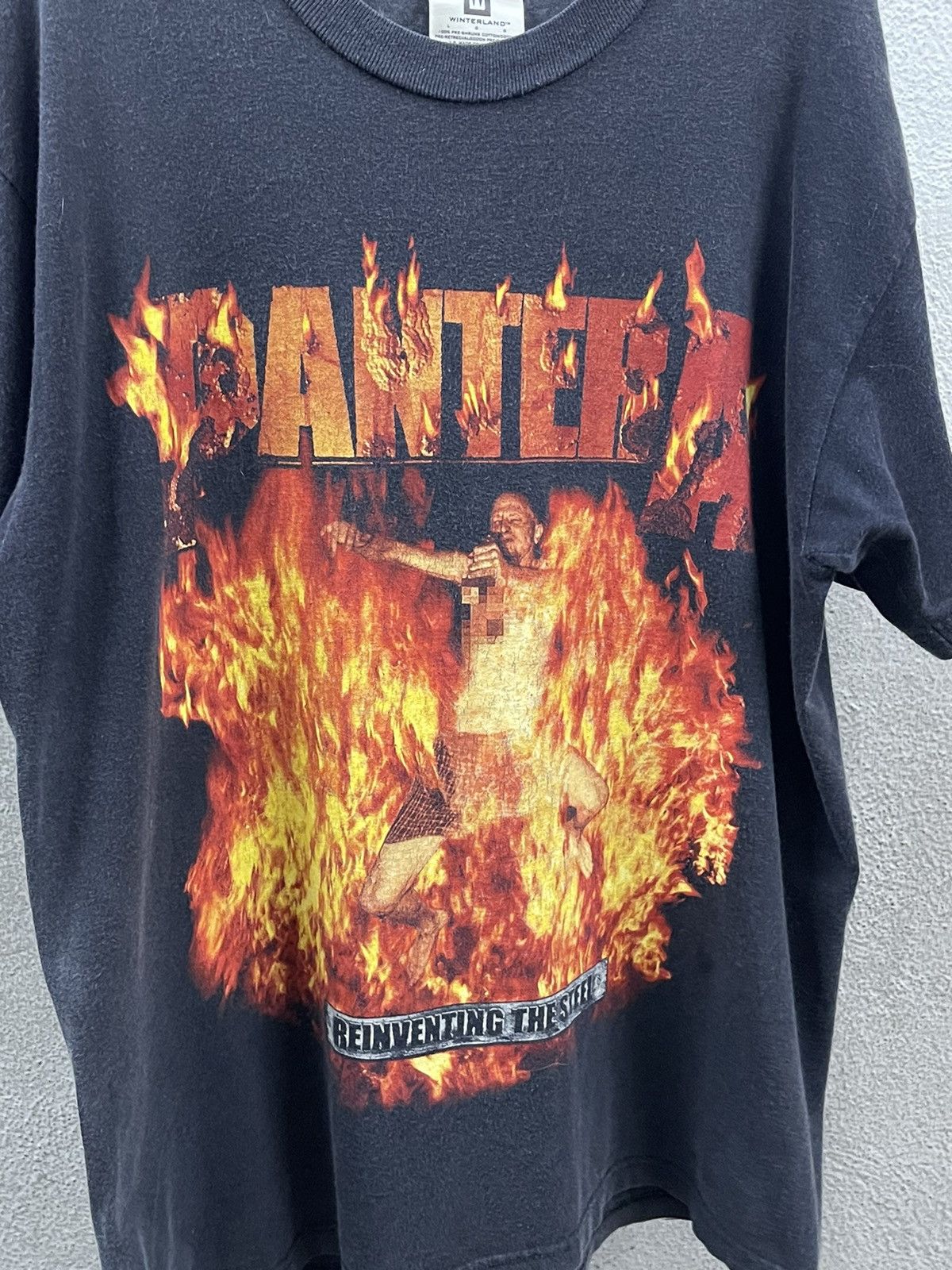 Band Tees Vintage 2001 Pantera Reinventing the Steel Tour T Shirt Size US L / EU 52-54 / 3 - 3 Thumbnail